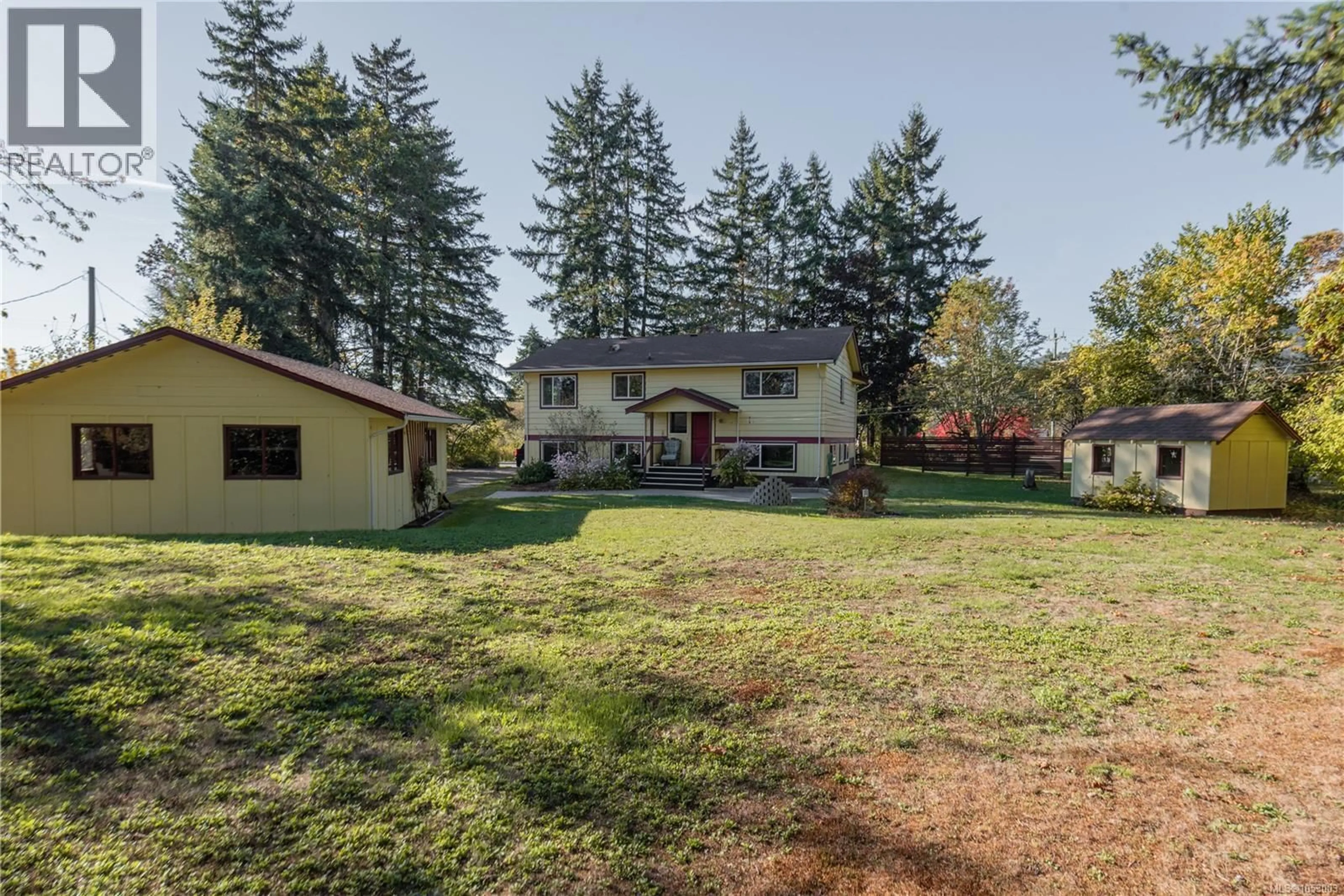 A pic from outside/outdoor area/front of a property/back of a property/a pic from drone, unknown for 6381 SOMENOS ROAD, Duncan British Columbia V9L4G1