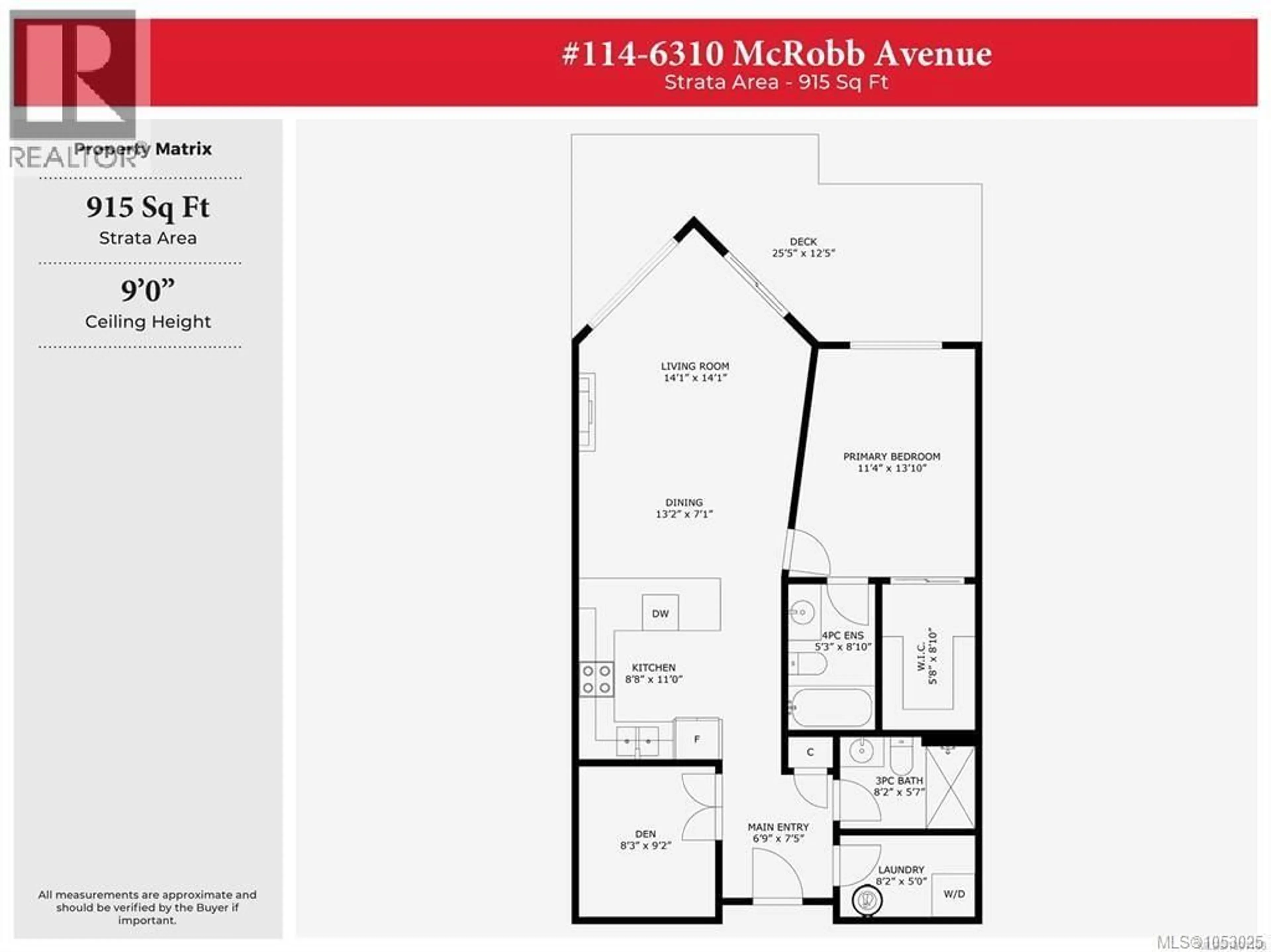 Floor plan for 114 - 6310 MCROBB AVENUE, Nanaimo British Columbia V9V1W8