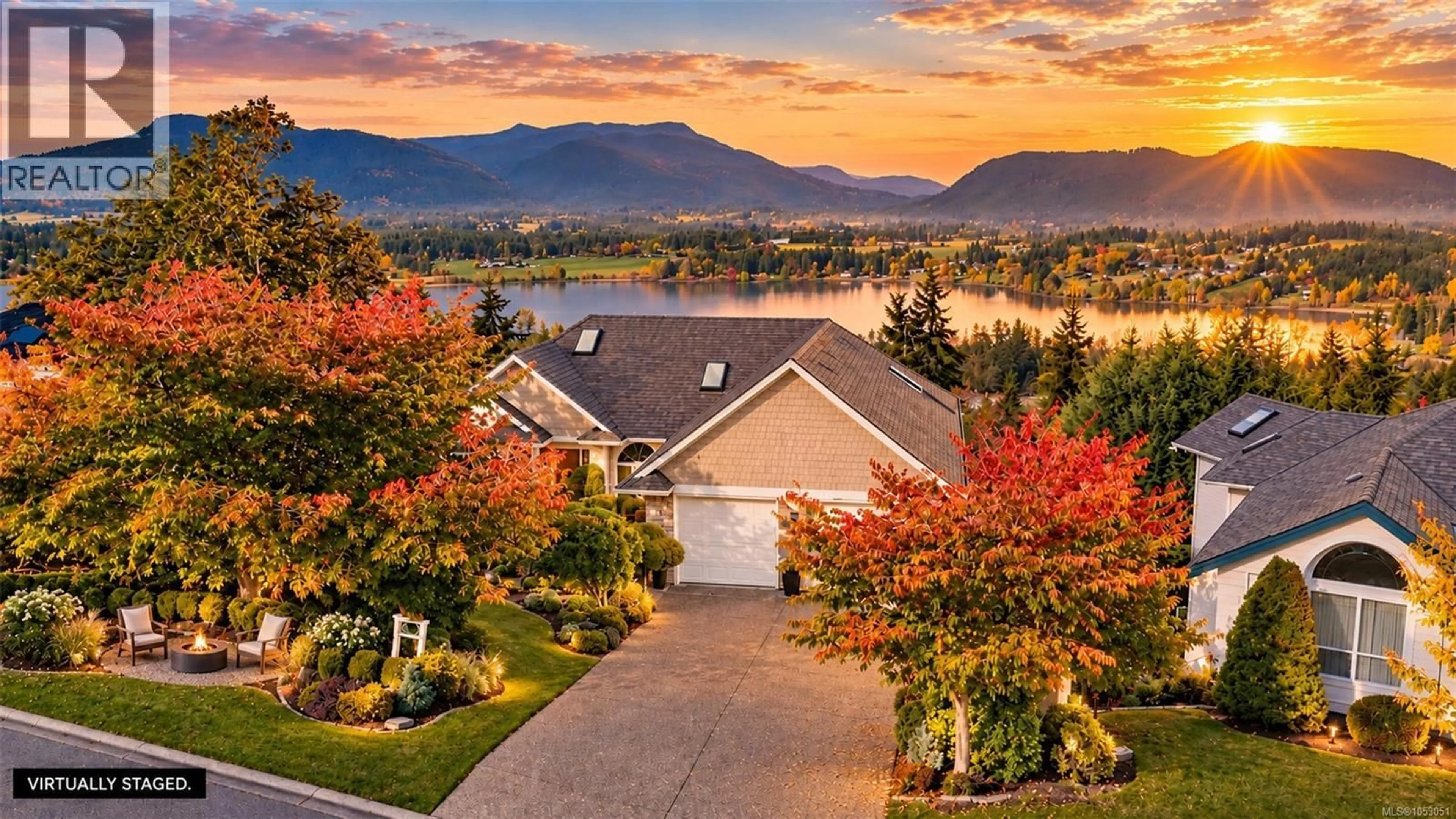 A pic from outside/outdoor area/front of a property/back of a property/a pic from drone, water/lake/river/ocean view for 6097 CHIPPEWA ROAD, Duncan British Columbia V9L5P6