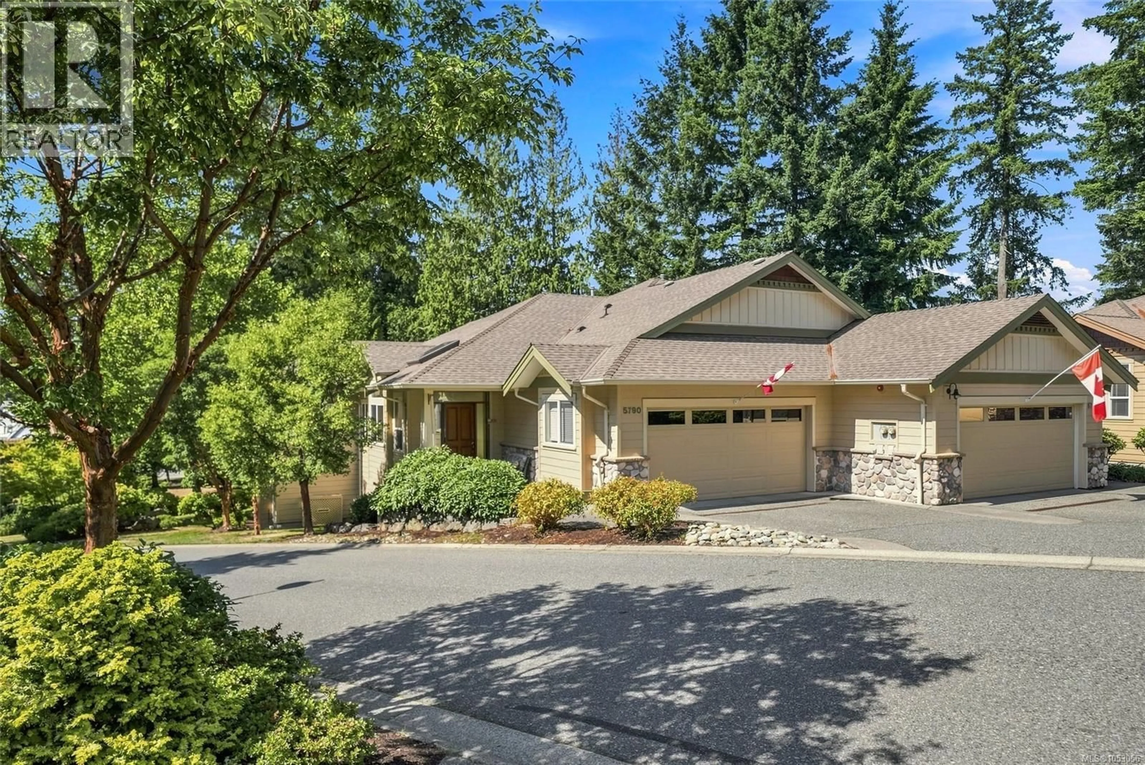 Home with vinyl exterior material, street for 5790 GARNET PLACE, Nanaimo British Columbia V9T6S1