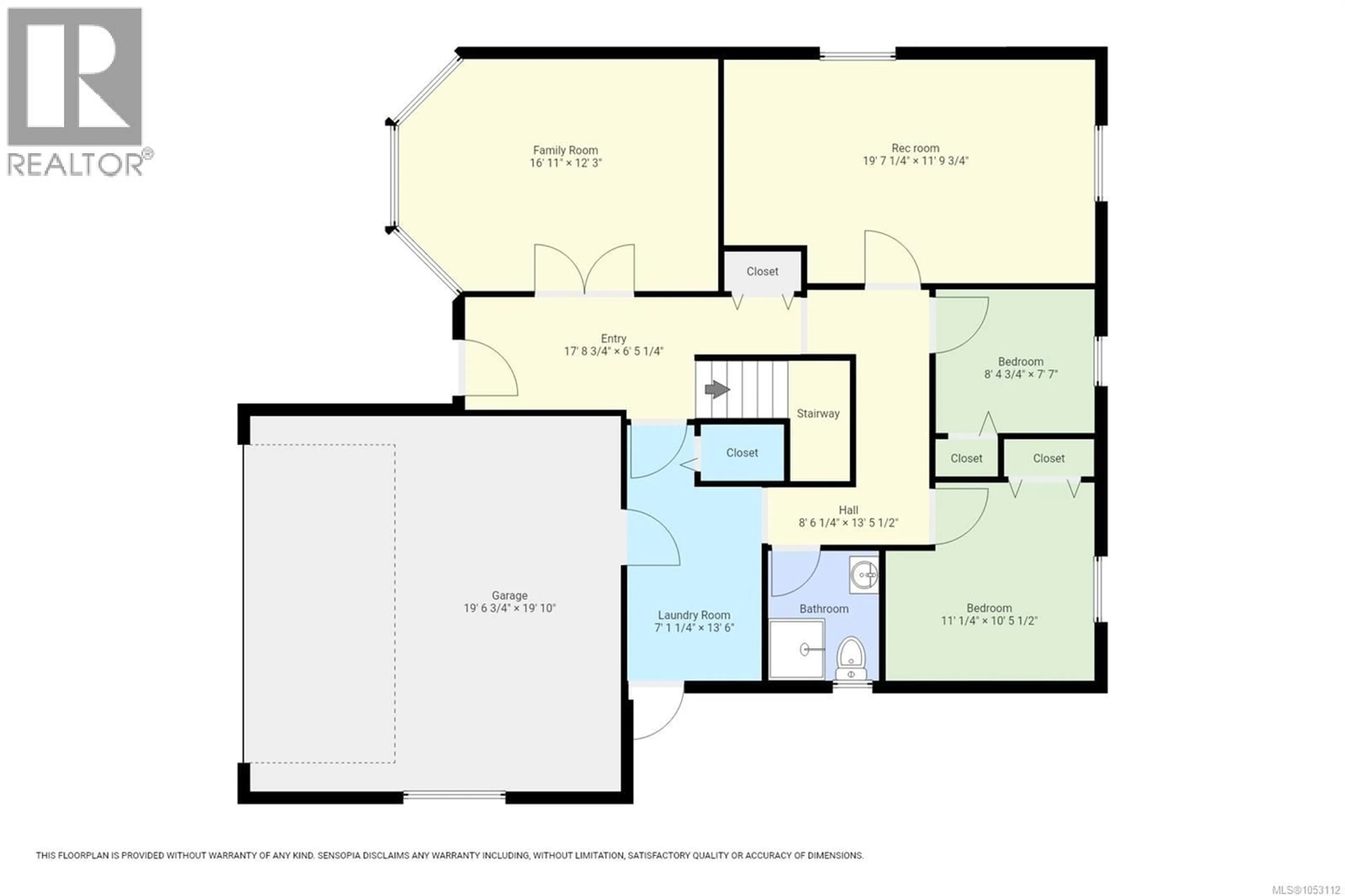 Floor plan for 1154 BLESBOK ROAD, Campbell River British Columbia V9W7X6
