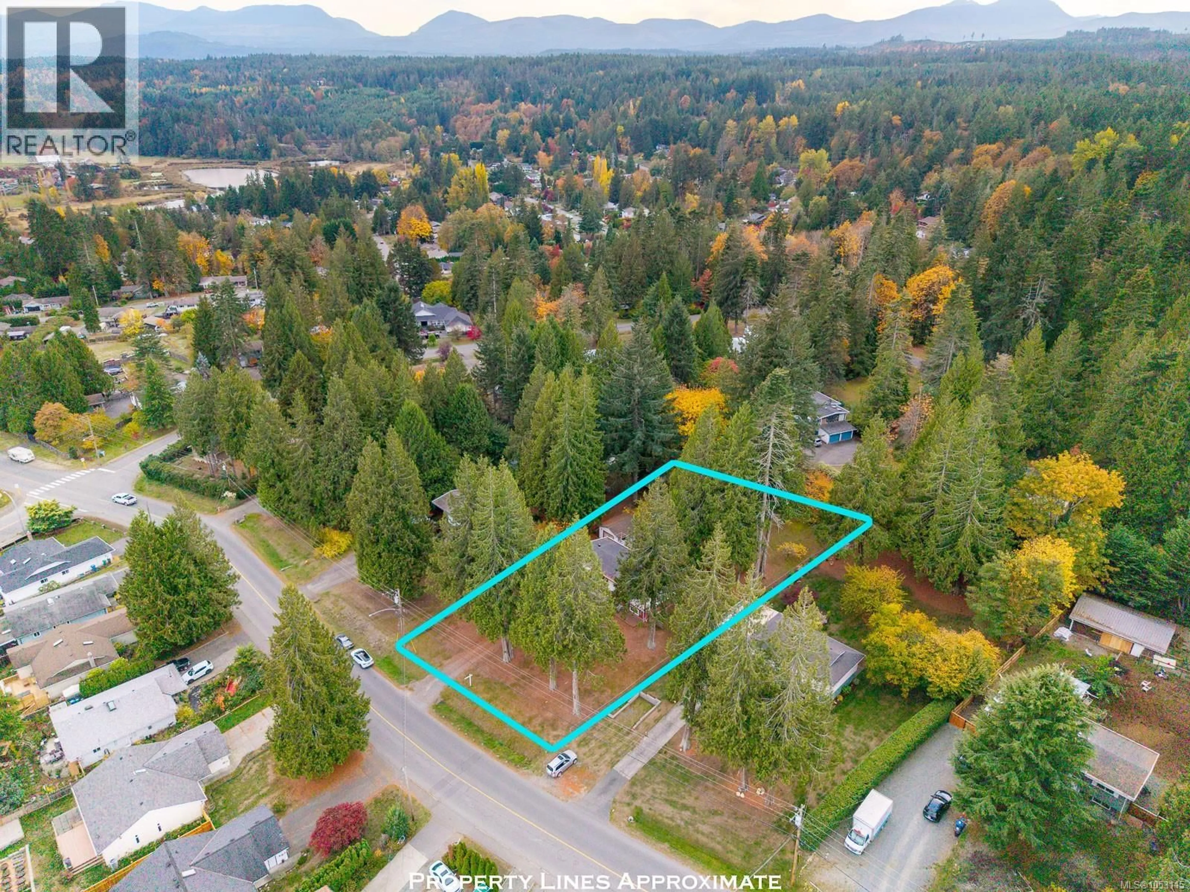 A pic from outside/outdoor area/front of a property/back of a property/a pic from drone, forest/trees view for 1835 RICHARDSON ROAD, Nanaimo British Columbia V9X1C5