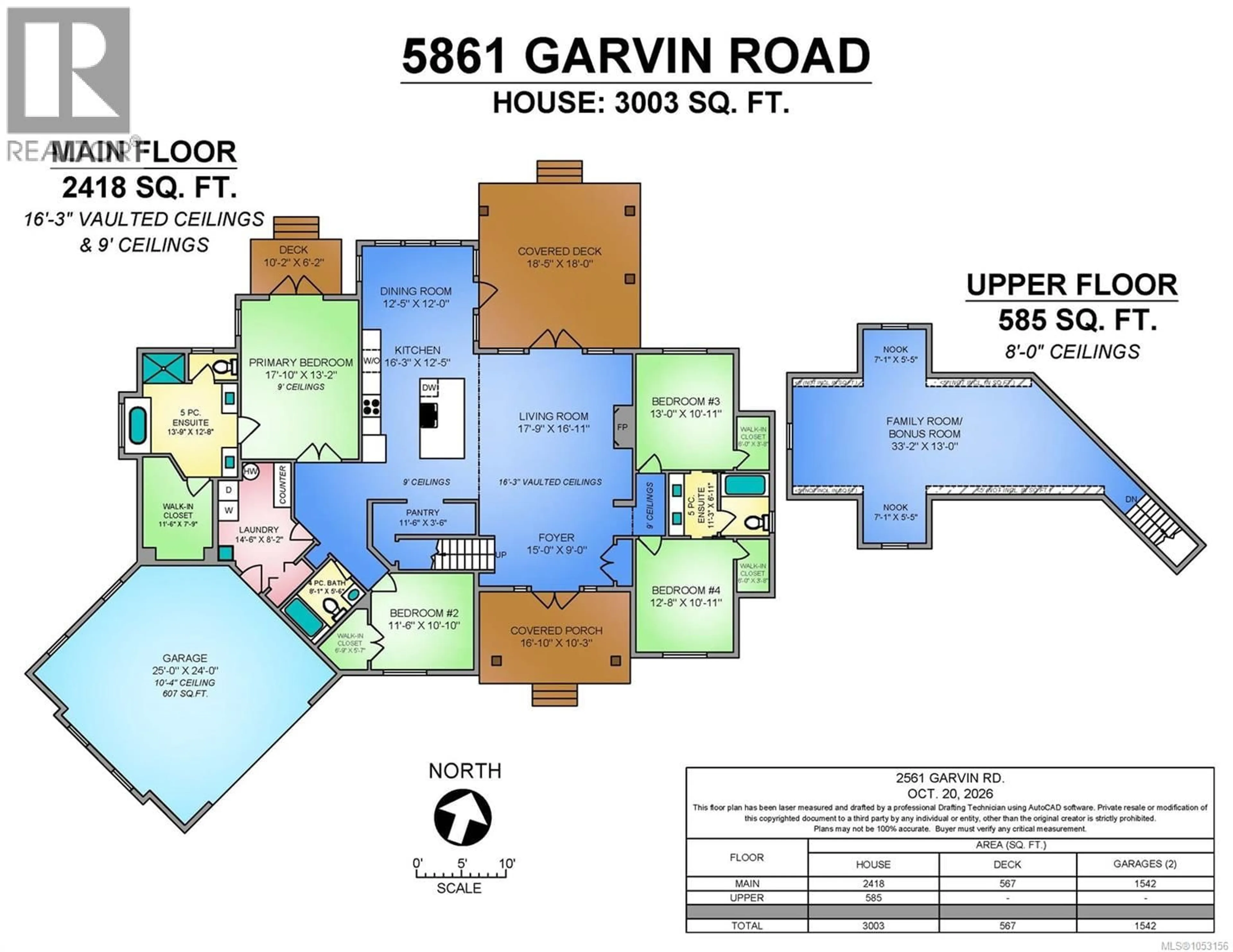 Floor plan for 5861 GARVIN ROAD, Union Bay British Columbia V0R3B0