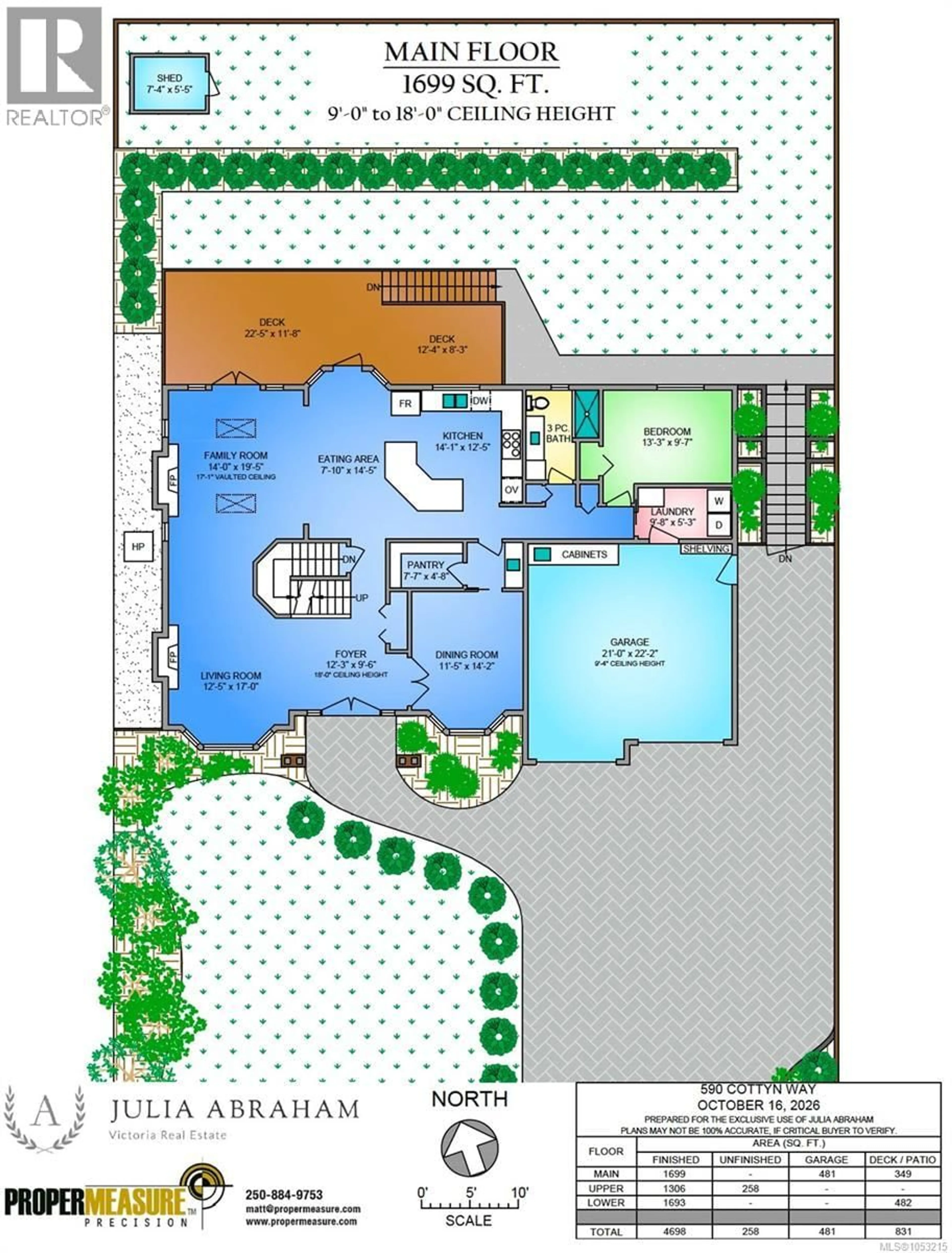 Floor plan for 590 COTTYN WAY, Colwood British Columbia V9C0B7