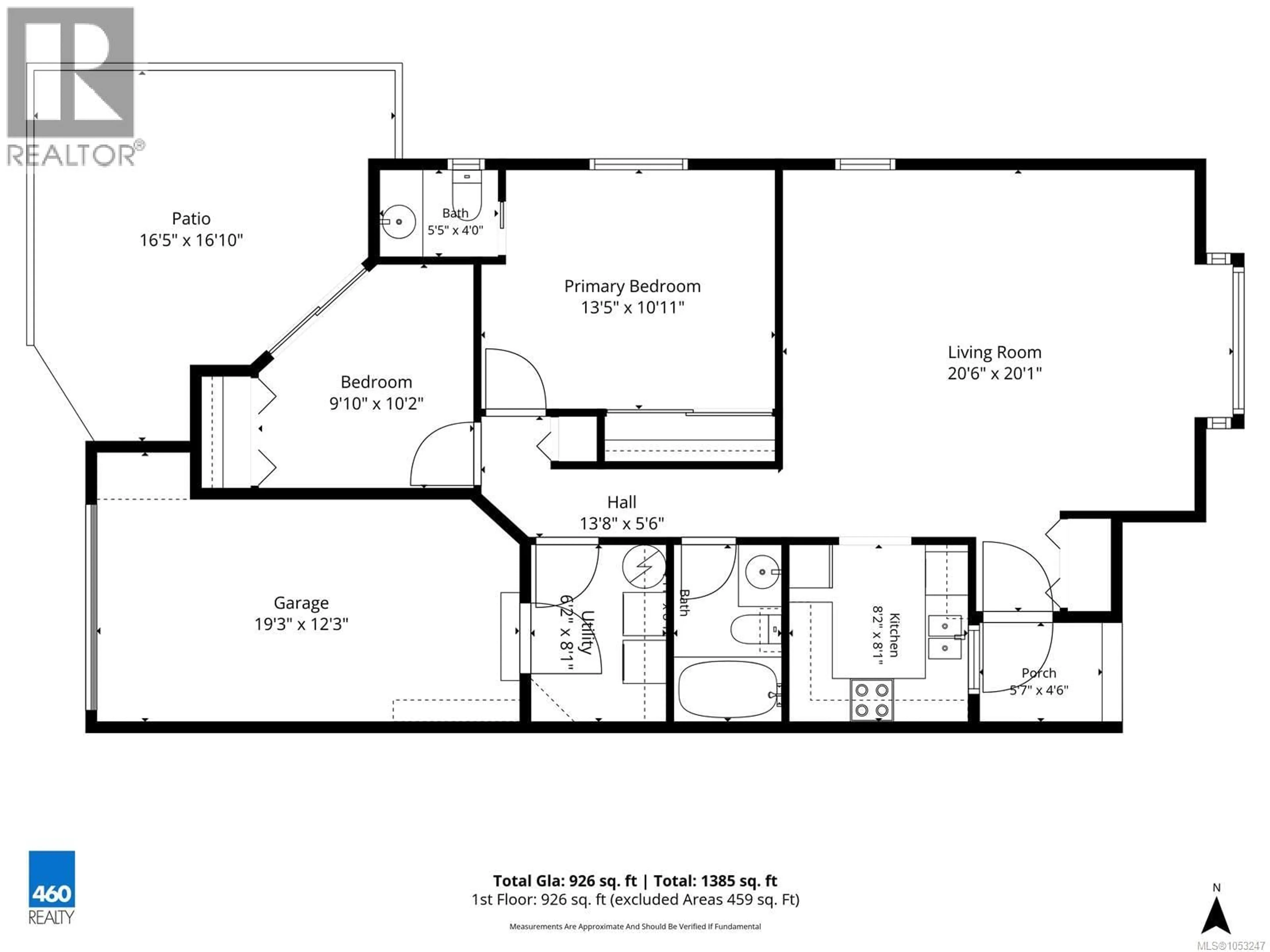 Floor plan for 10 - 2197 DUGGAN ROAD, Nanaimo British Columbia V9S5L4