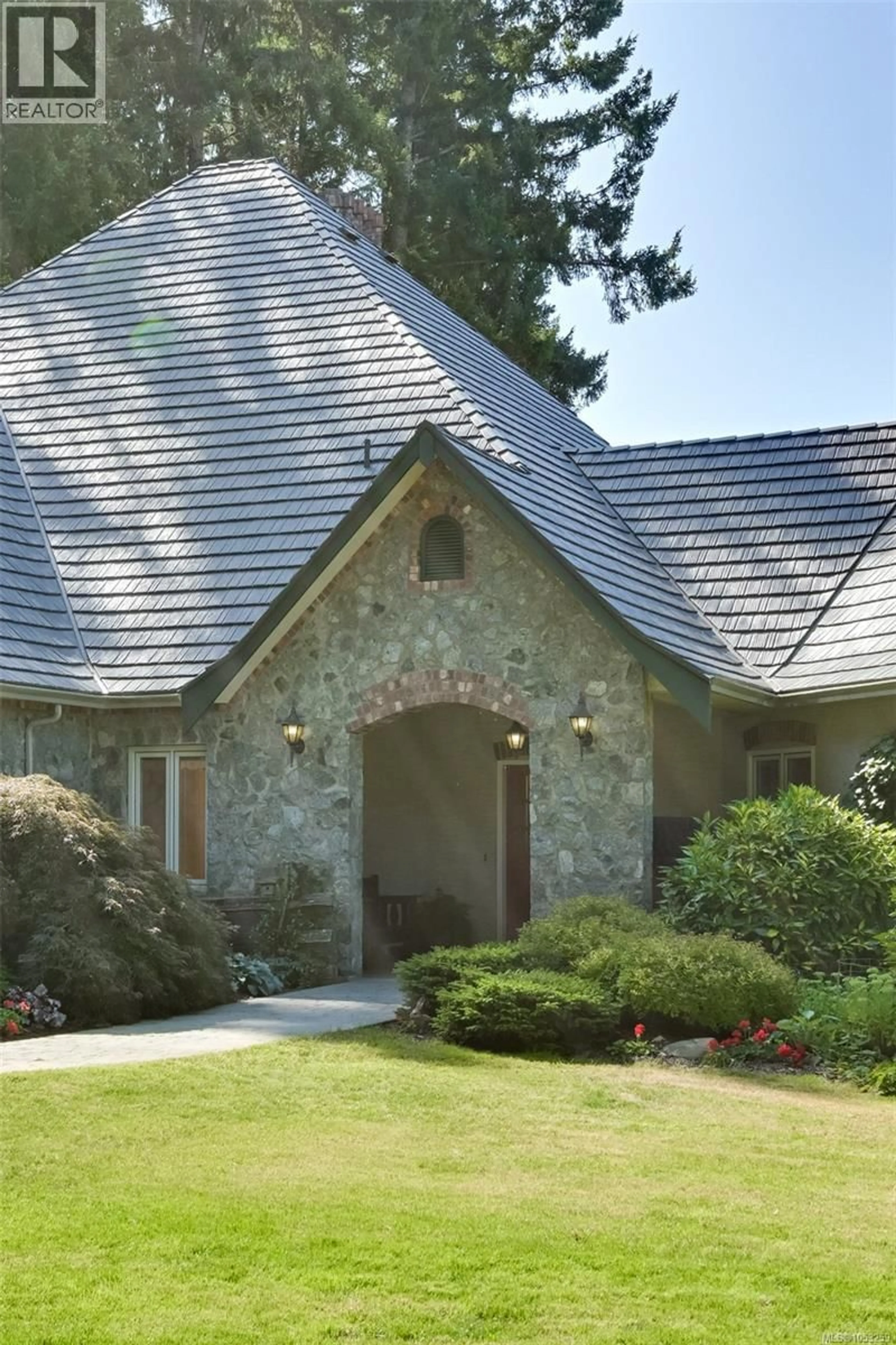 Home with brick exterior material, street for 7003 MAYS ROAD, Duncan British Columbia V9L6A6