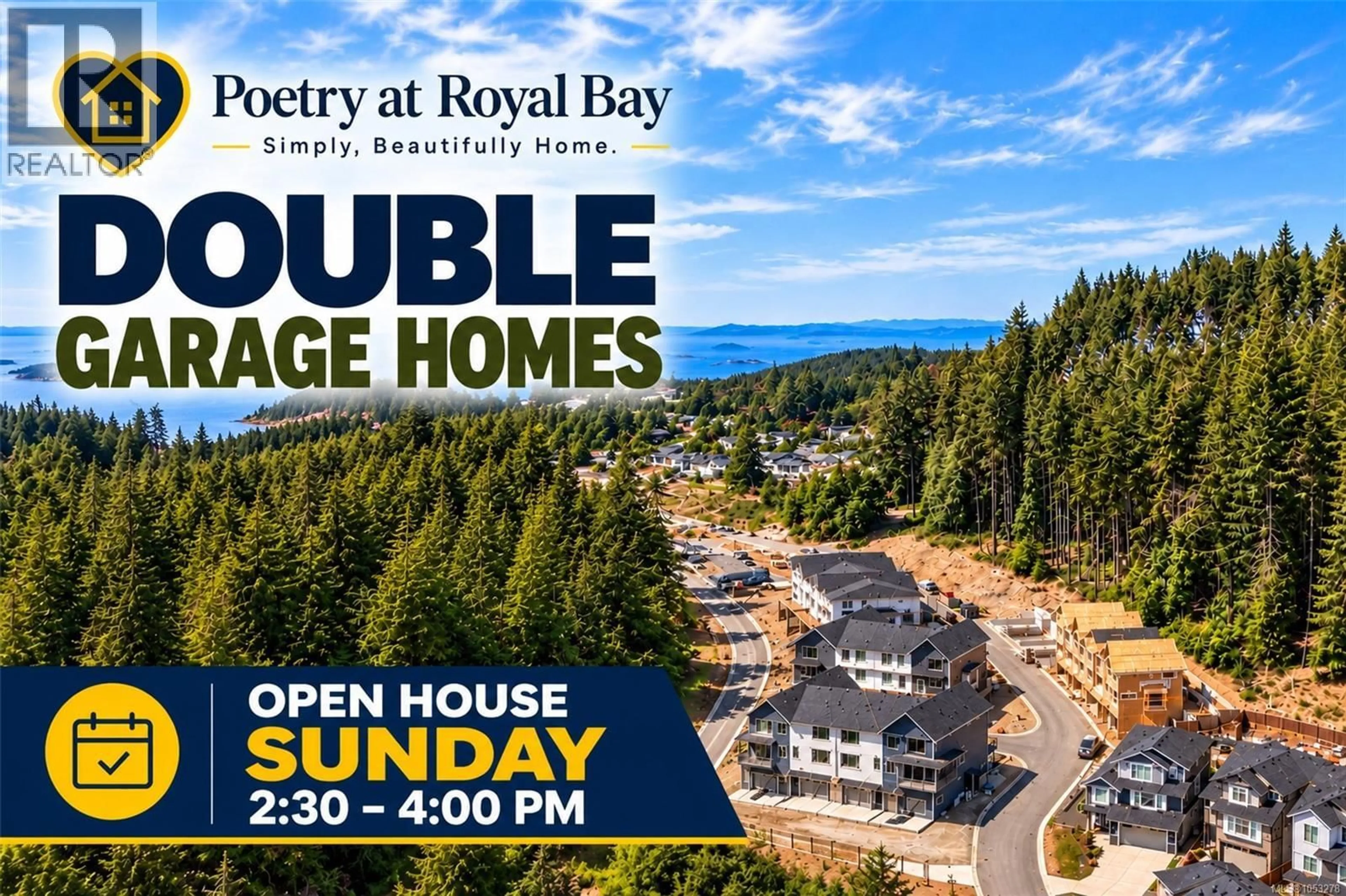 A pic from outside/outdoor area/front of a property/back of a property/a pic from drone, water/lake/river/ocean view for 6 - 3439 TRUMPETER STREET, Colwood British Columbia V9C0R5