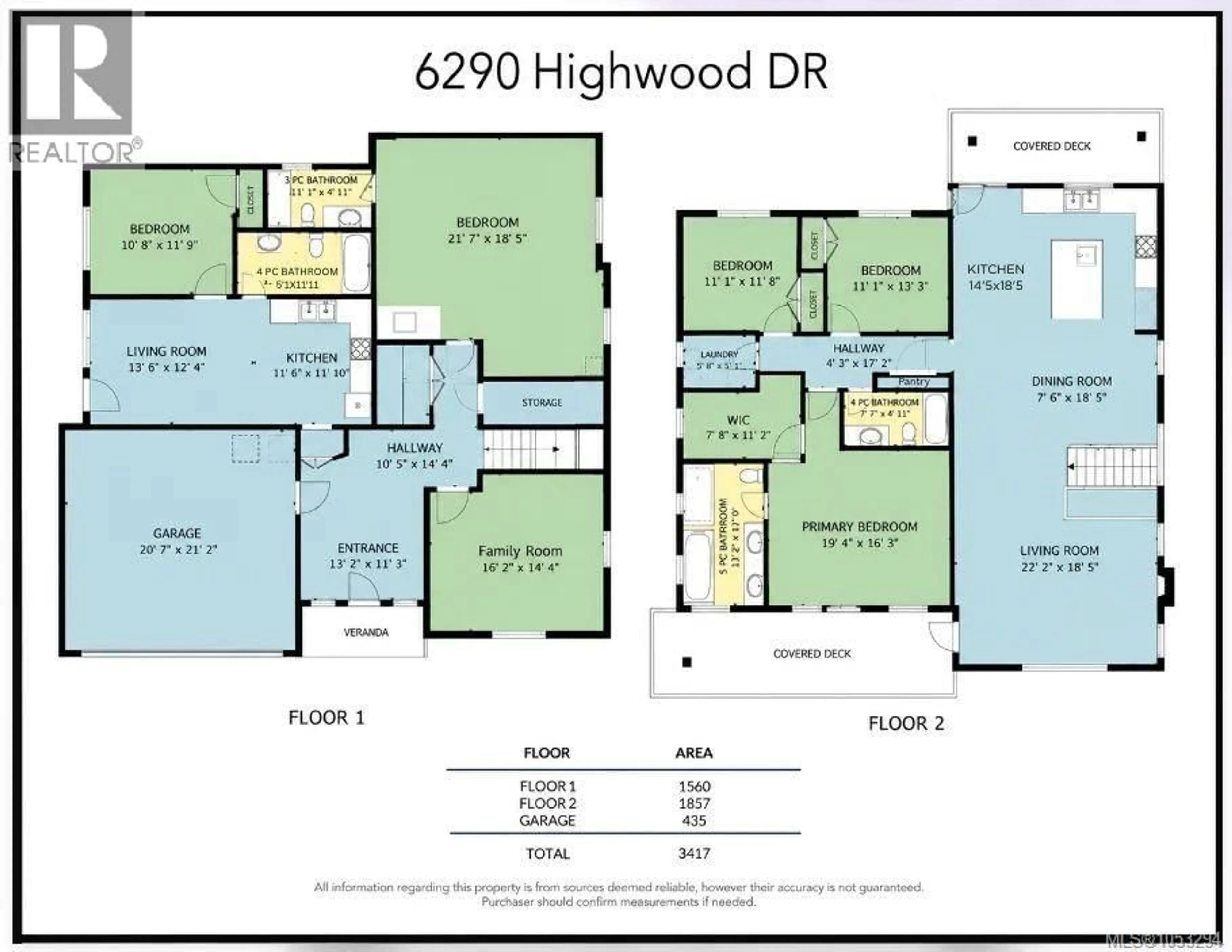 Floor plan for 6290 HIGHWOOD DRIVE, Duncan British Columbia V9L5R3