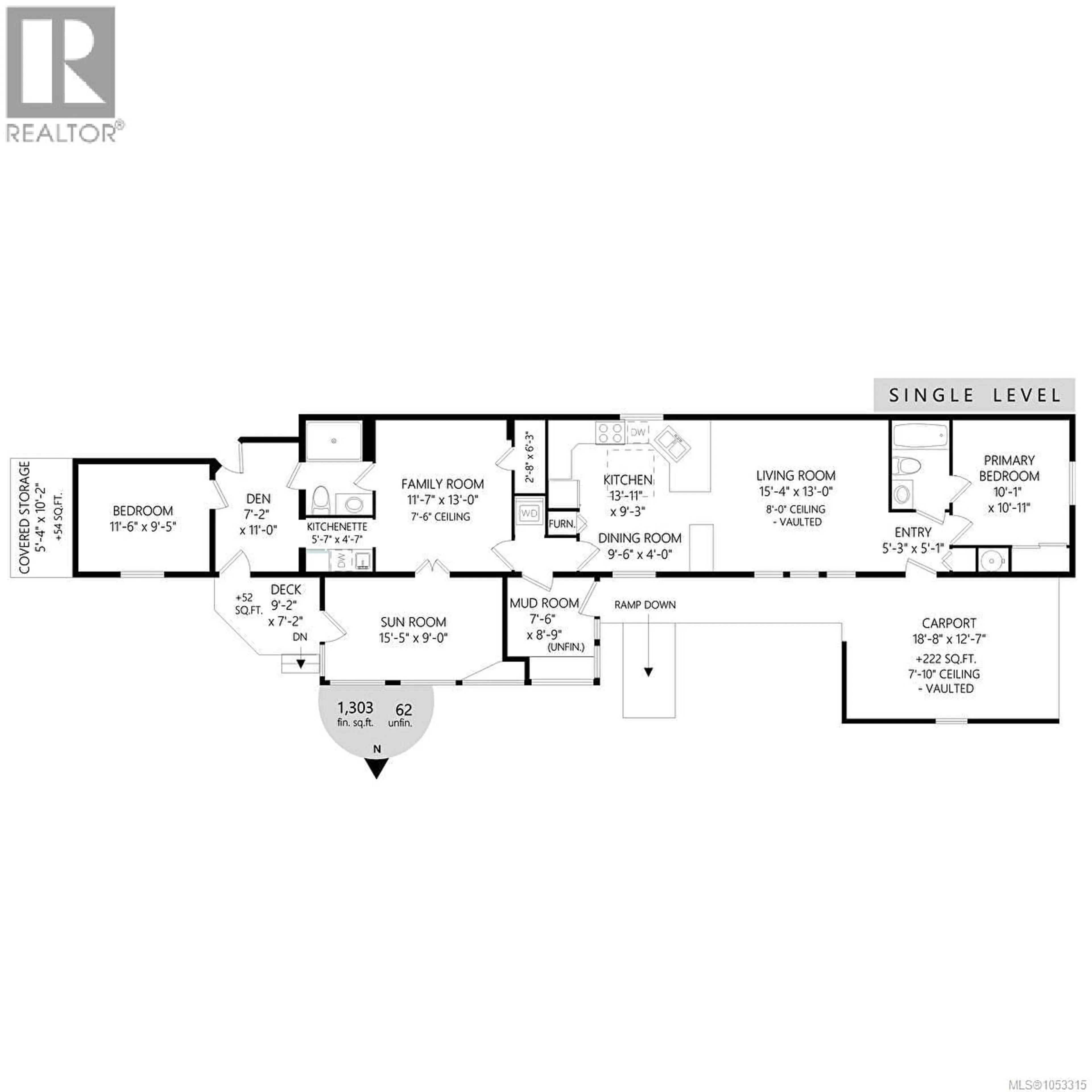 Floor plan for 4 - 658 ALDERWOOD DRIVE, Ladysmith British Columbia V9G1R6