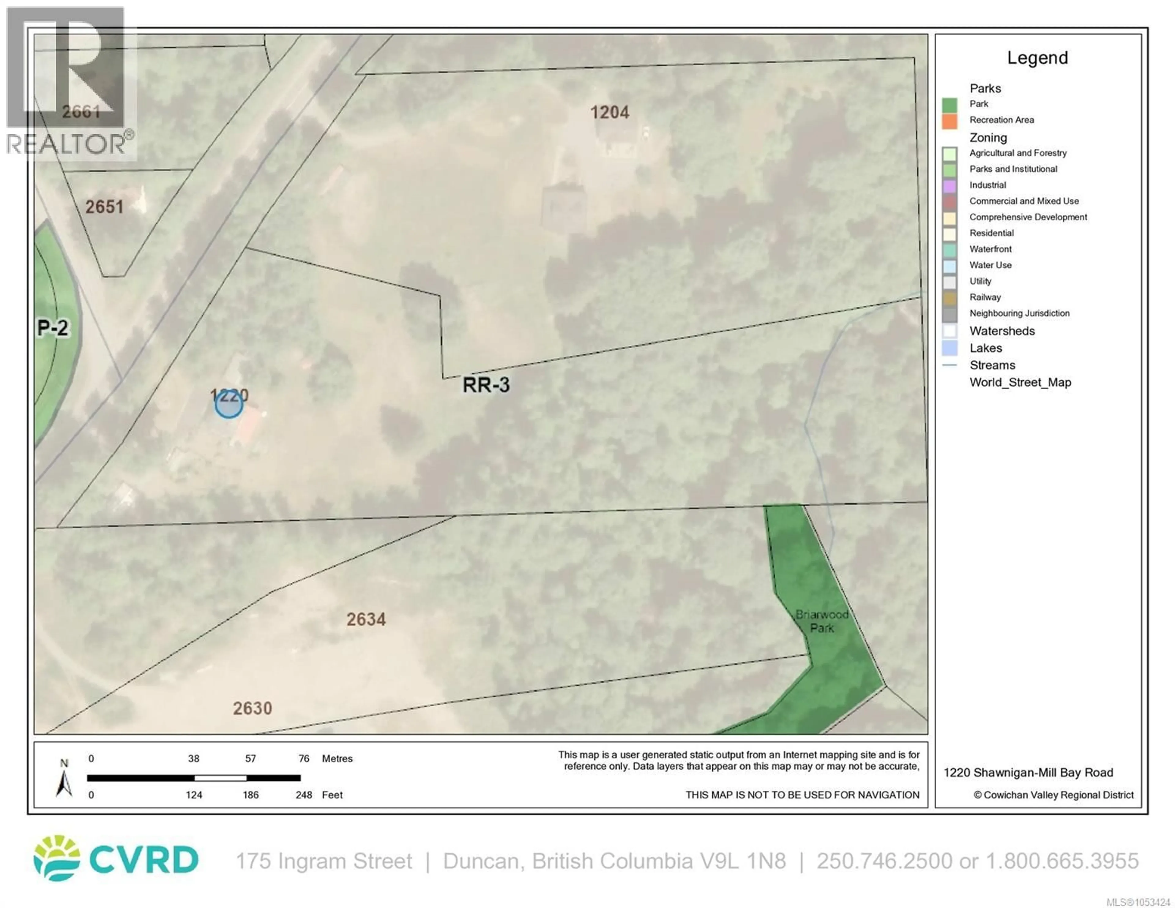 Picture of a map for 1220 SHAWNIGAN-MILL BAY ROAD, Mill Bay British Columbia V0R2P2