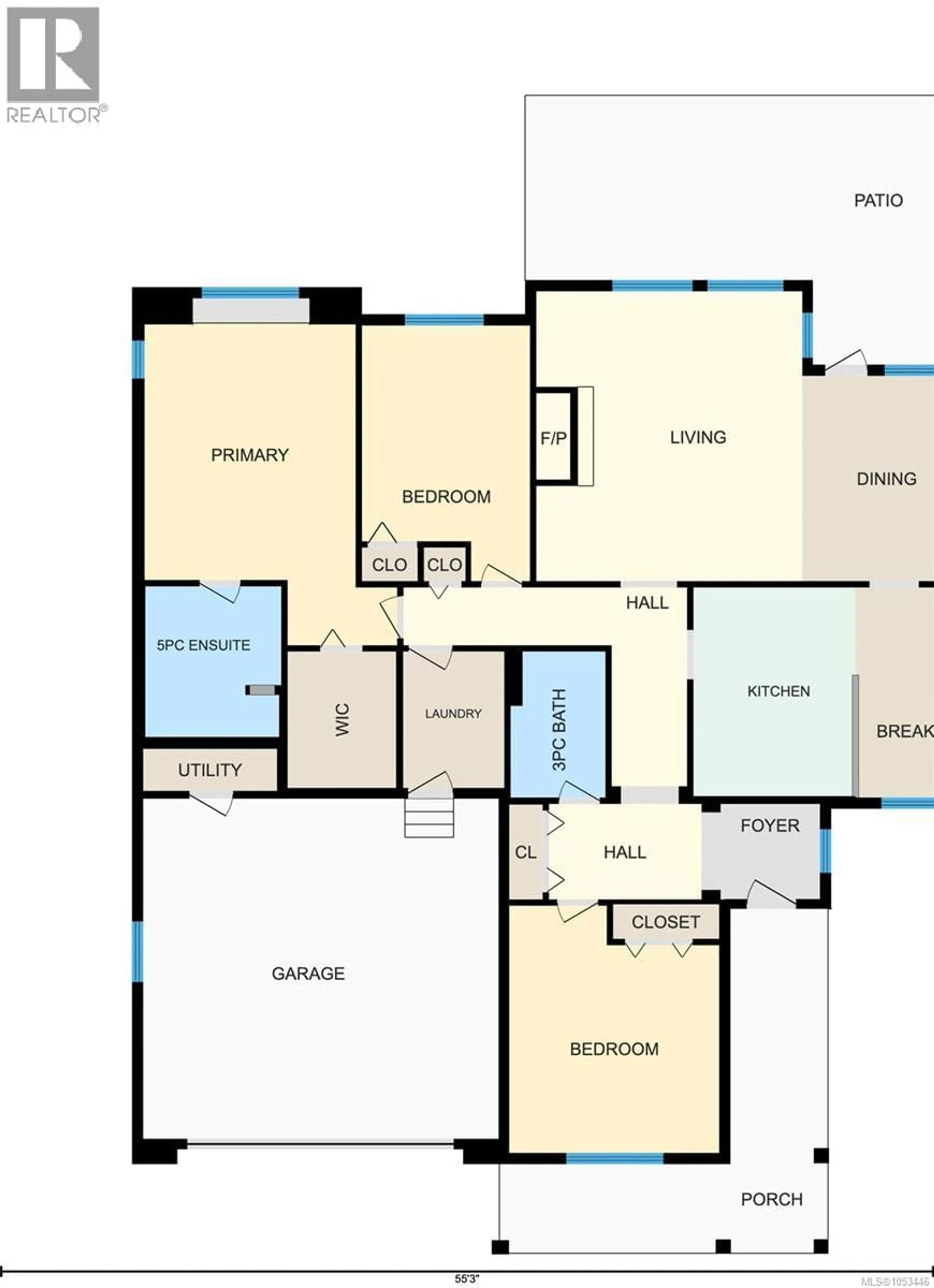 Floor plan for 1372 SATURNA DRIVE, Parksville British Columbia V9P2X9