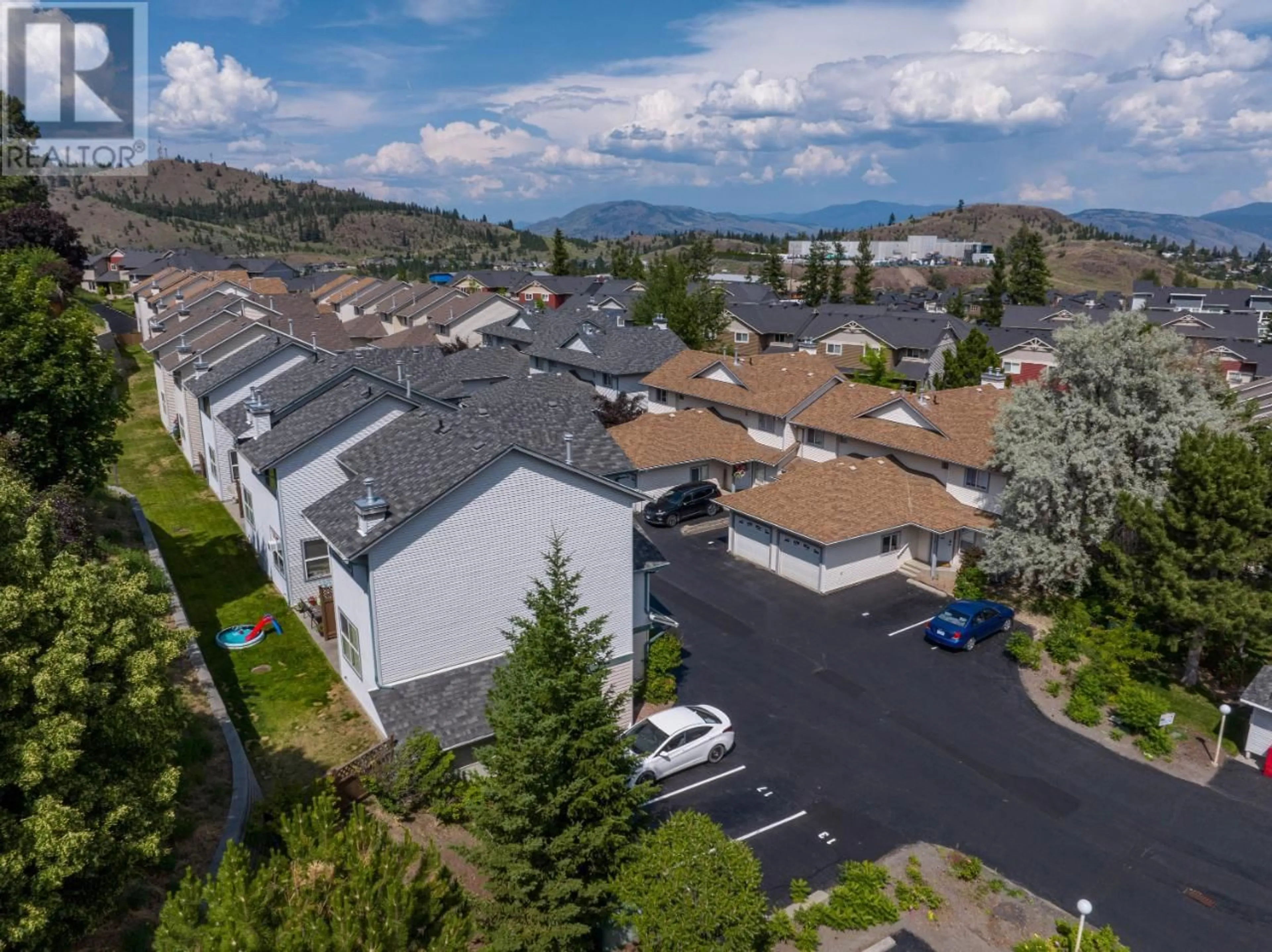 A pic from outside/outdoor area/front of a property/back of a property/a pic from drone, mountain view for 88 - 1920 HUGH ALLAN DRIVE, Kamloops British Columbia V2H1T7