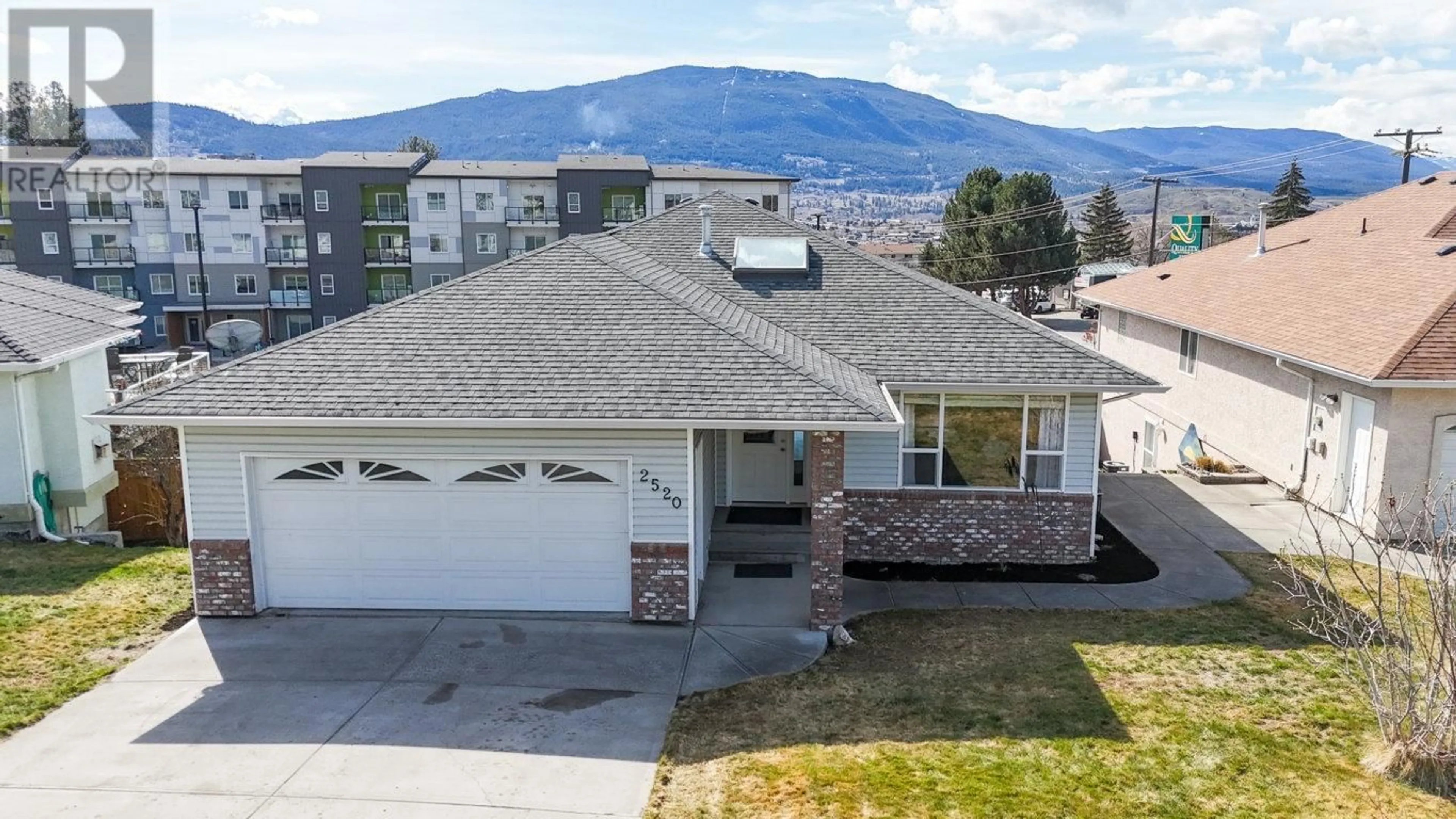 Frontside or backside of a home, the street view for 2520 REID Court, Merritt British Columbia V1K1L7