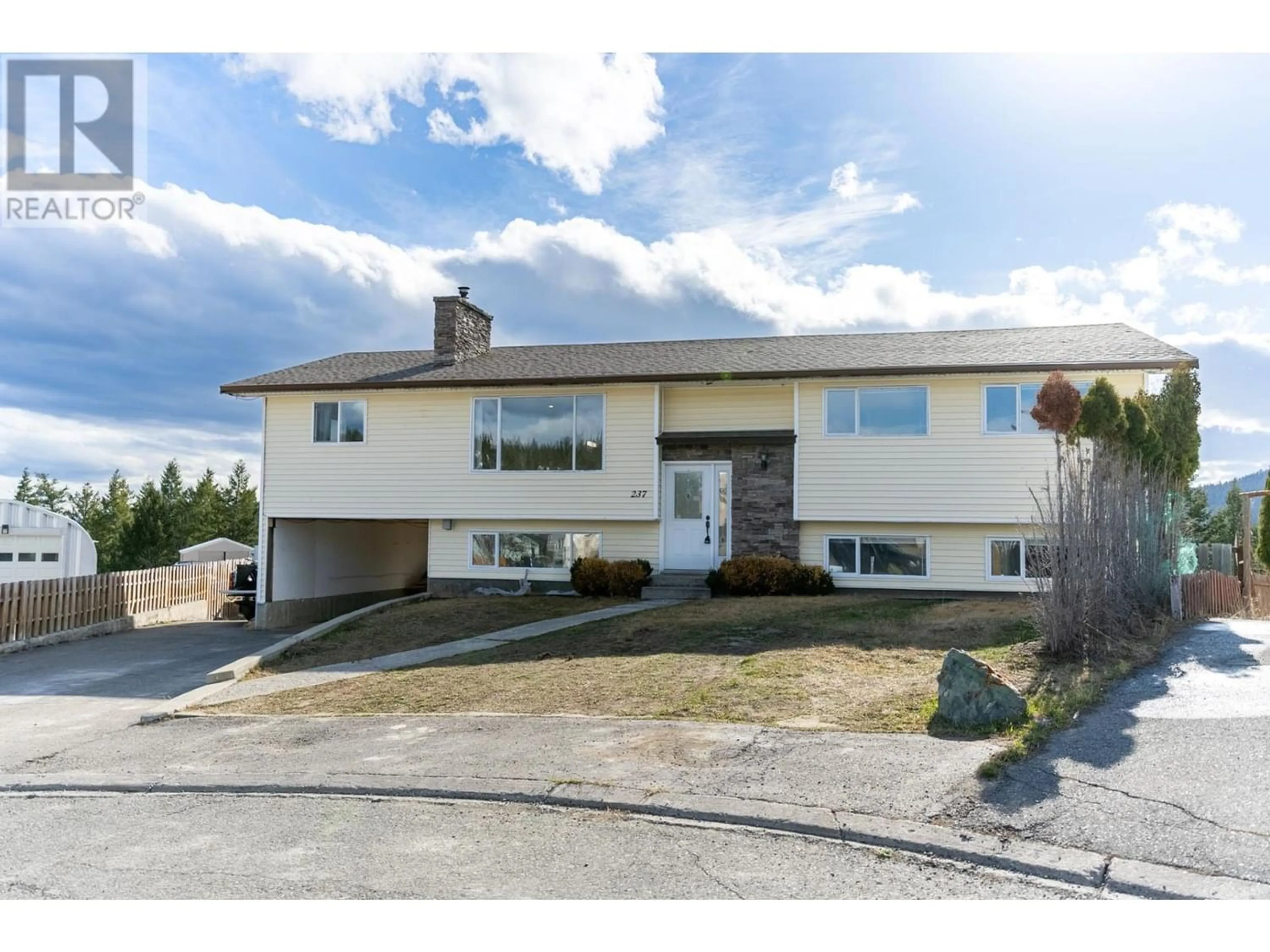 Frontside or backside of a home for 237 JUNIPER PLACE, Logan Lake British Columbia