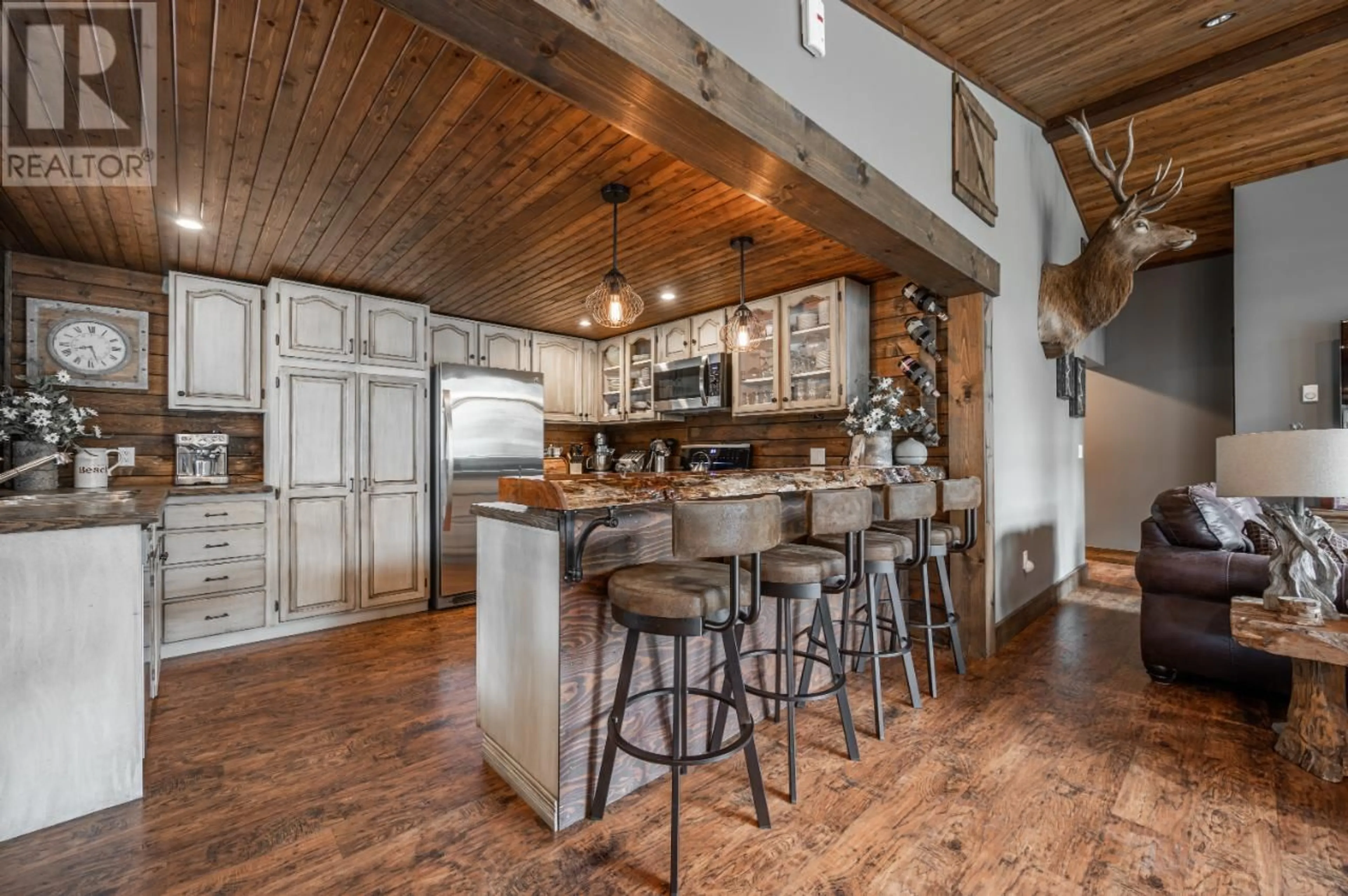 Rustic kitchen for 2474 LOON LAKE RD, Loon Lake British Columbia