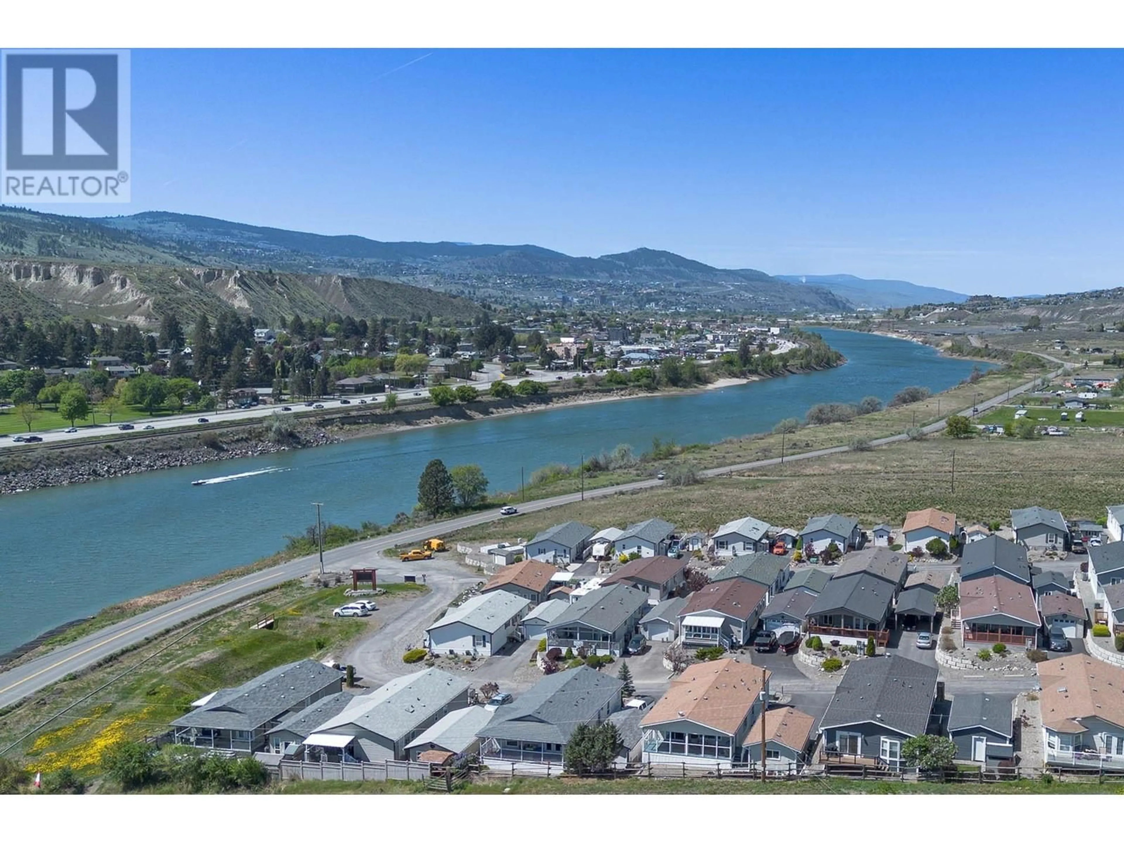 A pic from exterior of the house or condo, the view of lake or river for 768 SHUSWAP  E Road Unit# 8, Kamloops British Columbia V2H0A4