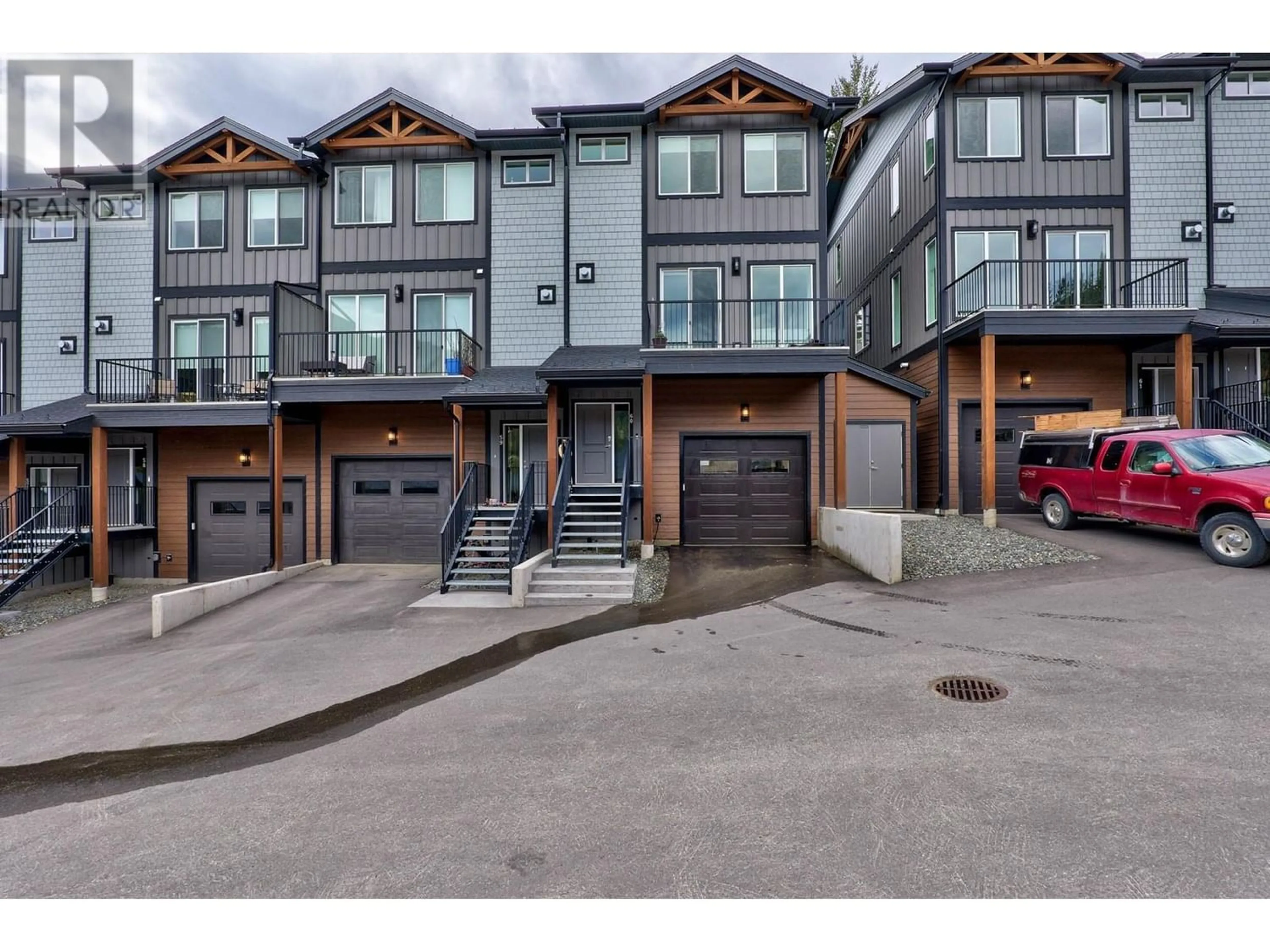 A pic from exterior of the house or condo, the street view for 1240 ALPINE Road Unit# 60, Sun Peaks British Columbia V0E5N0