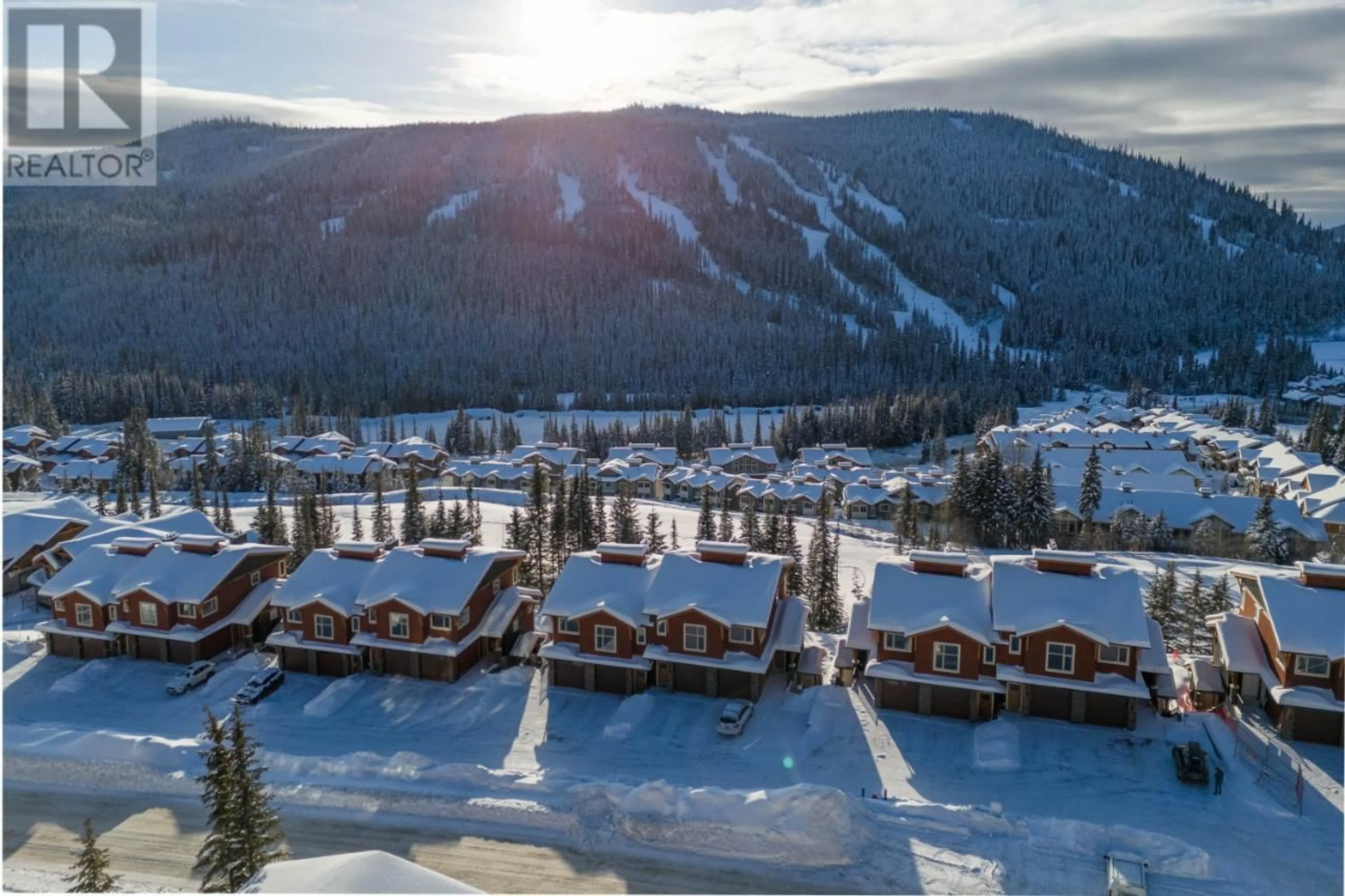 A pic from outside/outdoor area/front of a property/back of a property/a pic from drone, mountain view for 13 - 5045 VALLEY DRIVE, Sun Peaks British Columbia V0E5N0