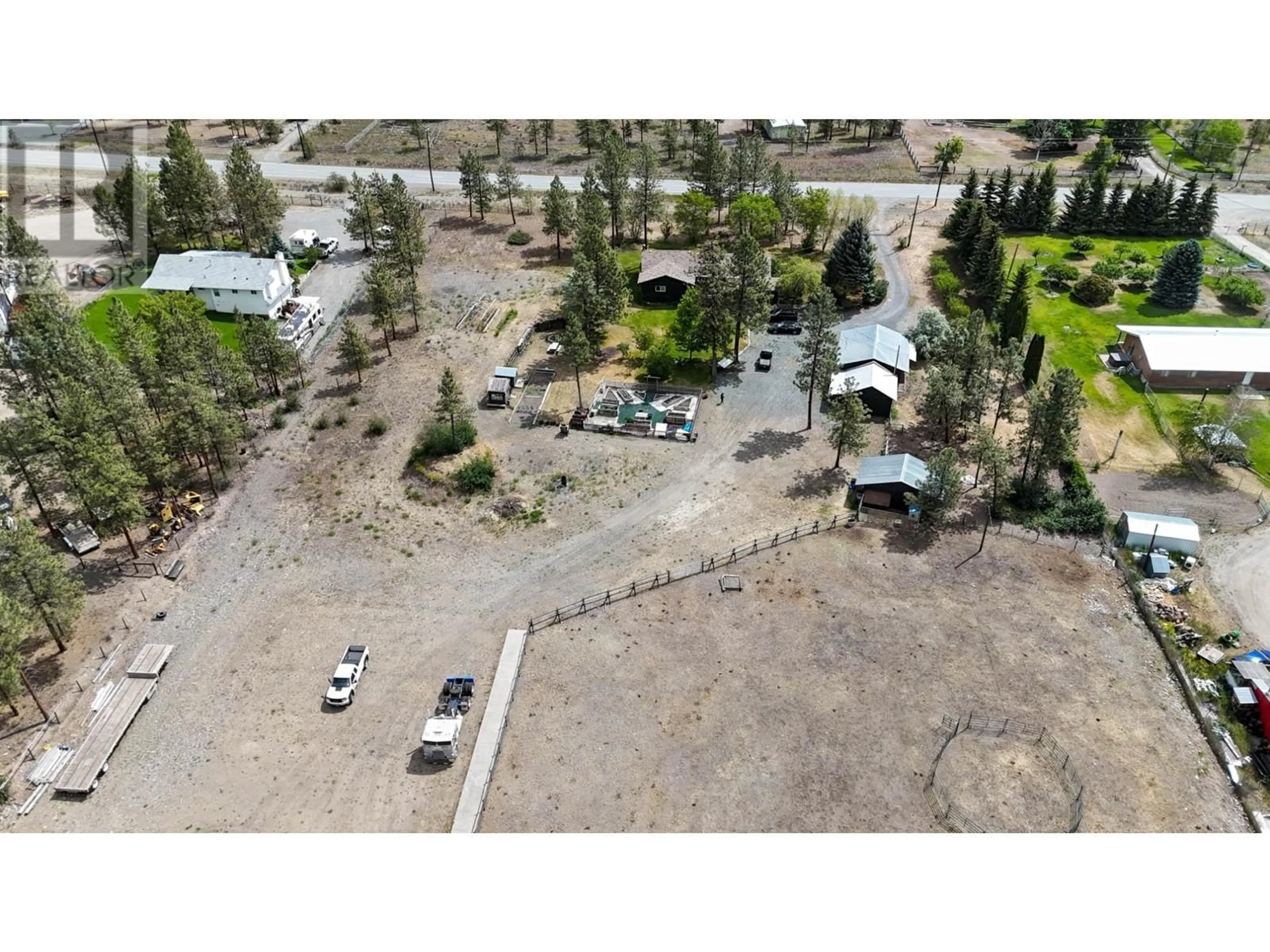 A pic from exterior of the house or condo, the street view for 2515 ABERDEEN Road, Merritt British Columbia V0K1Y0