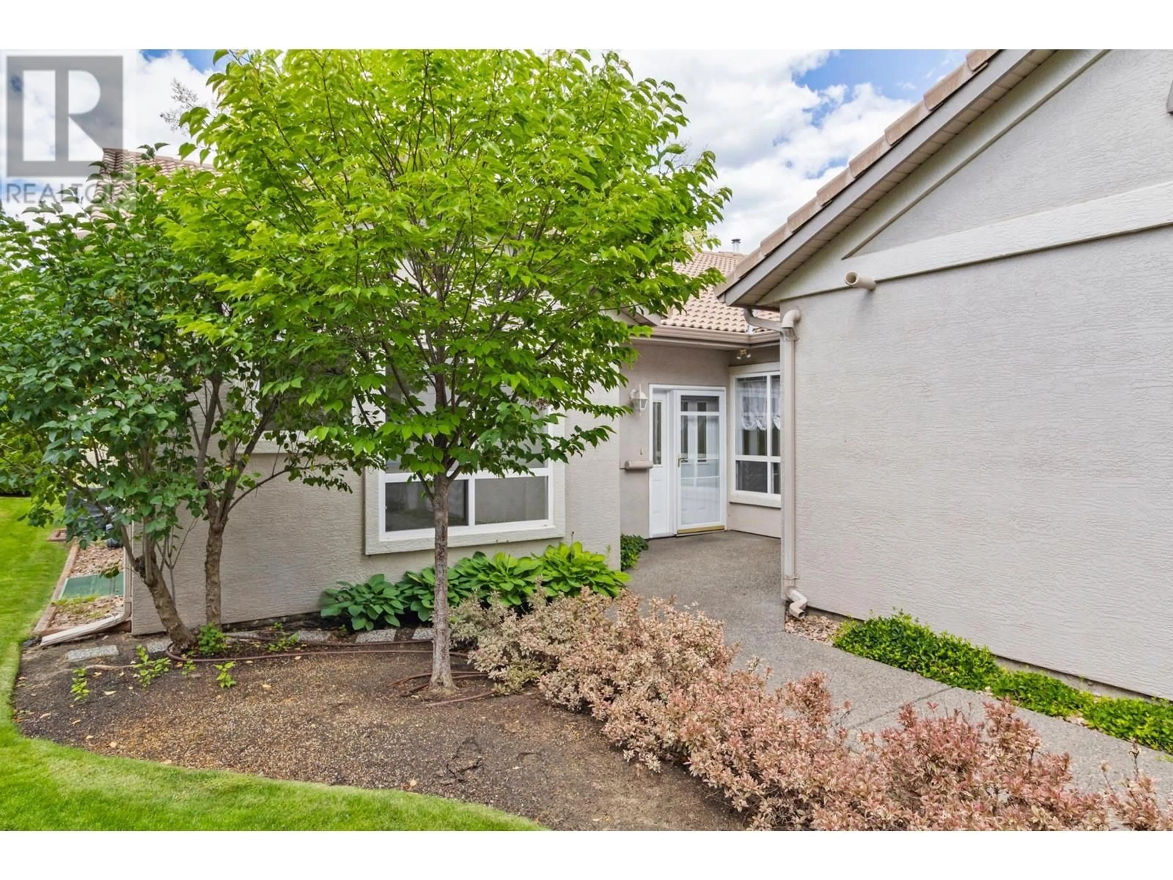 A pic from exterior of the house or condo, the fenced backyard for 650 HARRINGTON Road Unit# 25, Kamloops British Columbia V2B6T7