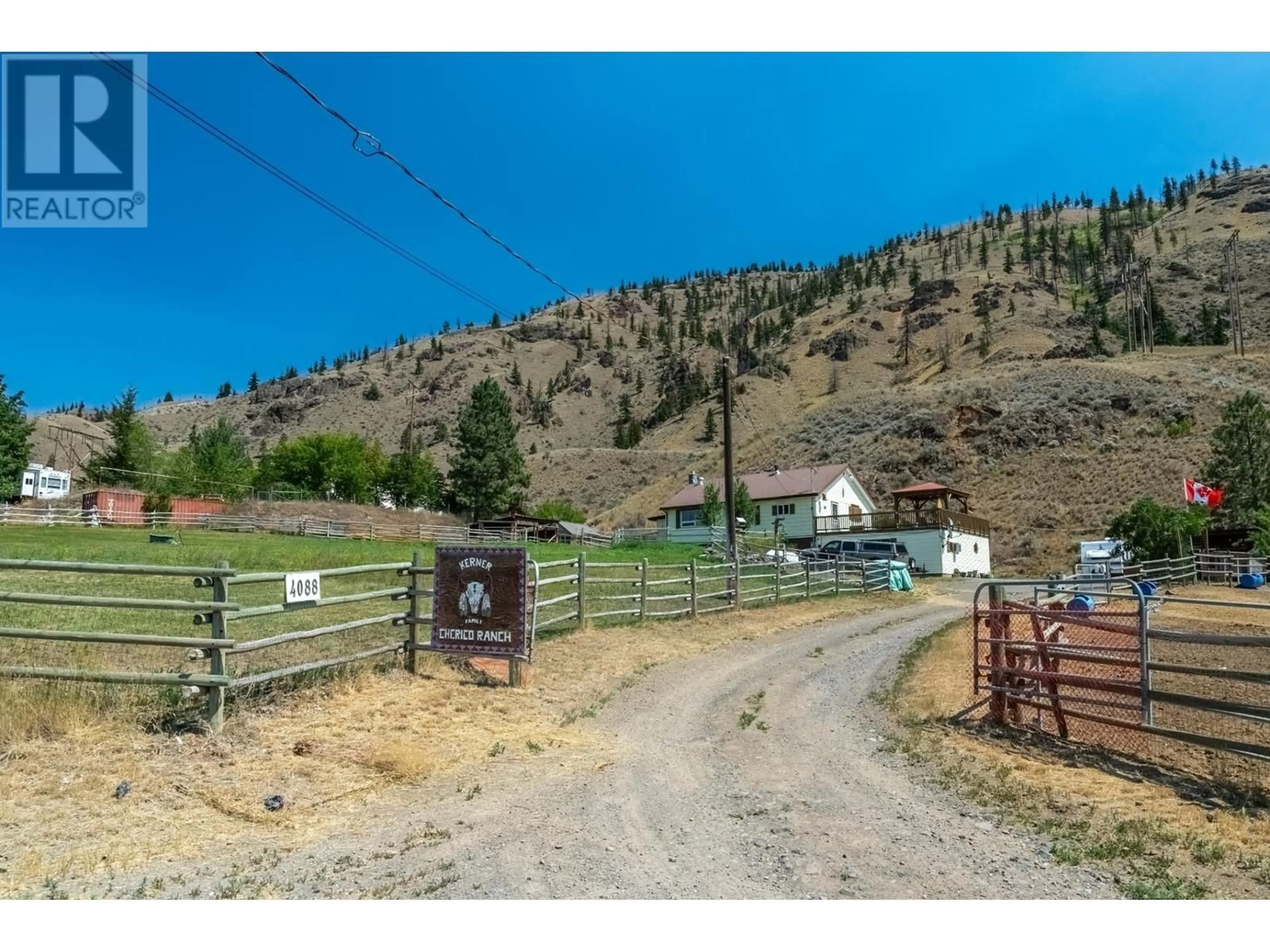 Fenced yard for 4088 HILLS FRONTAGE RD, Cache Creek British Columbia V0K1H0