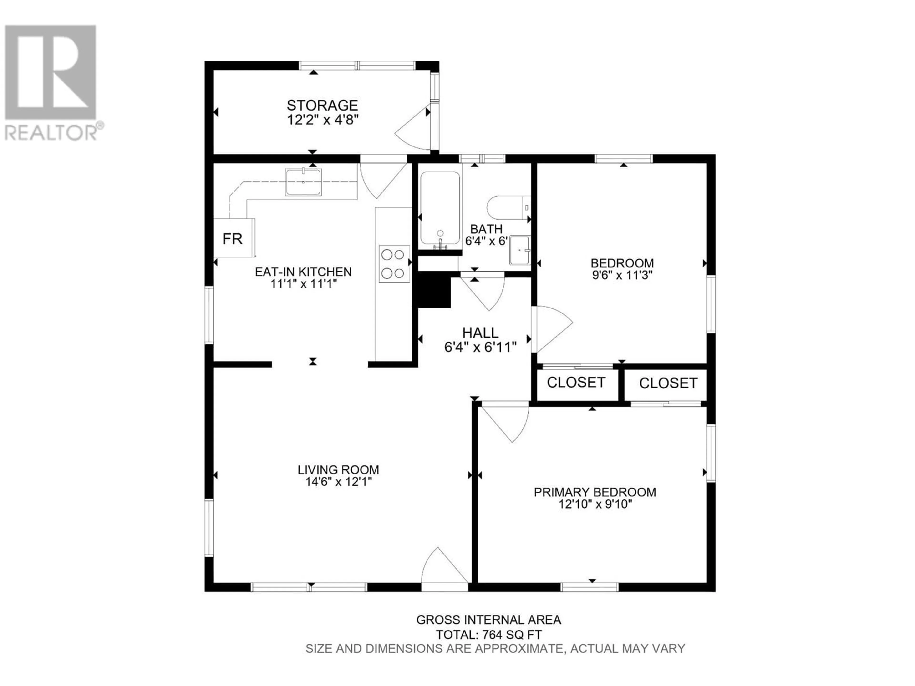 Floor plan for 234 FAIRVIEW Avenue, Kamloops British Columbia V2B1E9