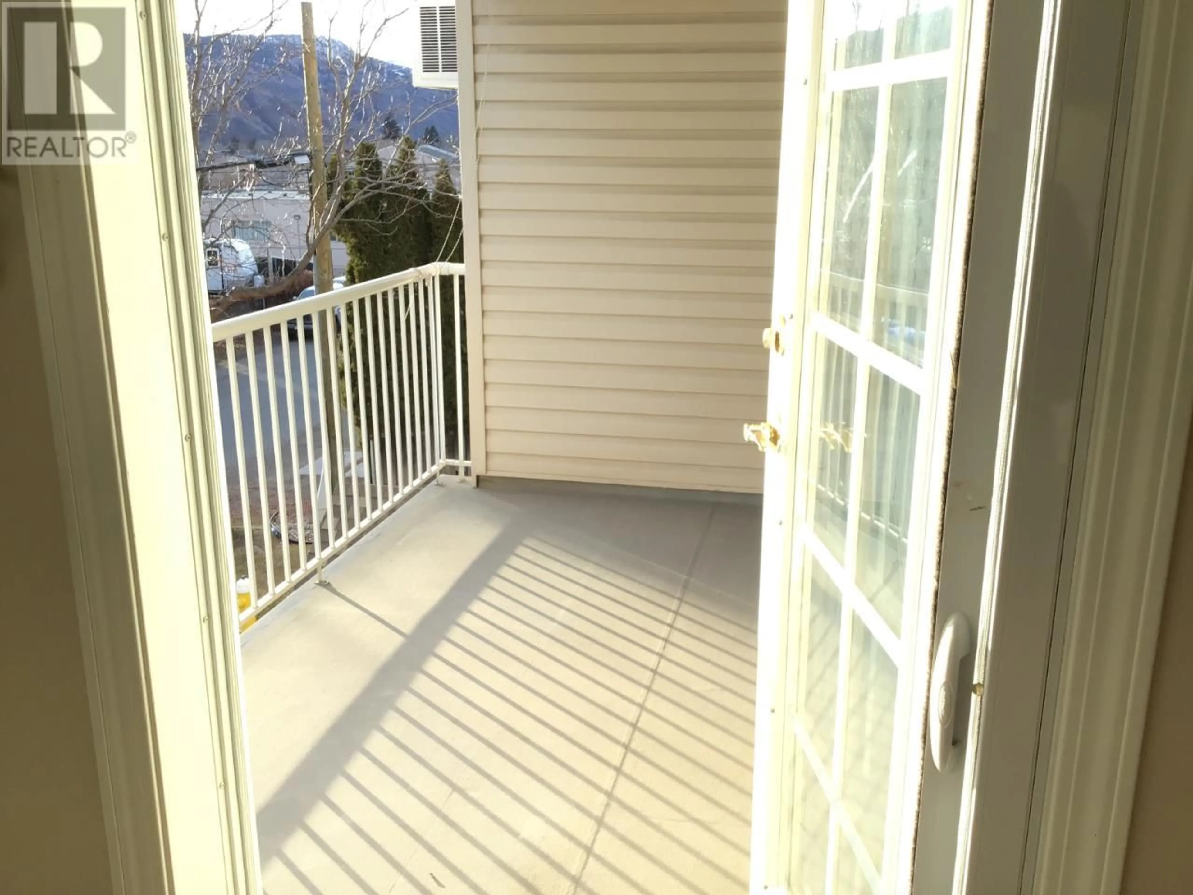 Balcony in the apartment, cottage for 120 VERNON Avenue Unit# 309, Kamloops British Columbia V2B1L6