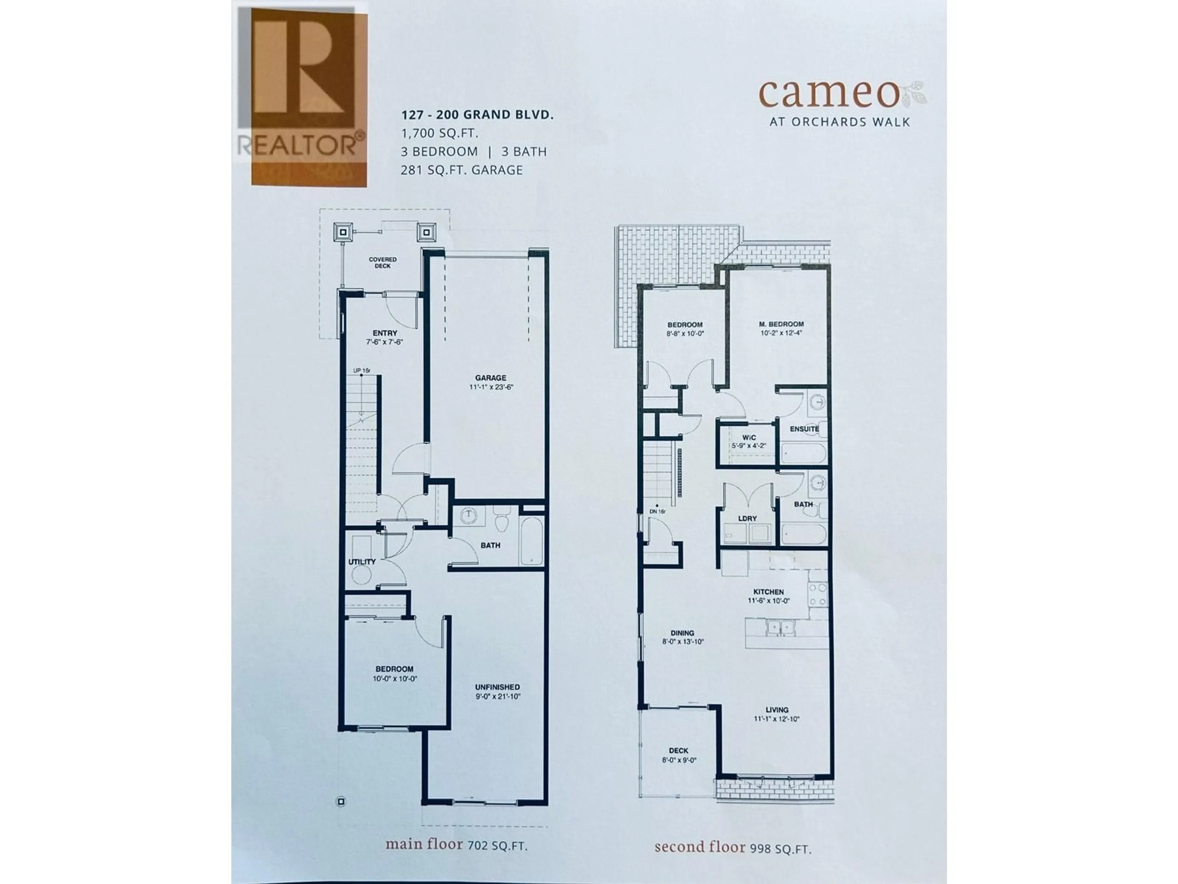 Floor plan for 200 GRAND Boulevard Unit# 127, Kamloops British Columbia V2H1T7