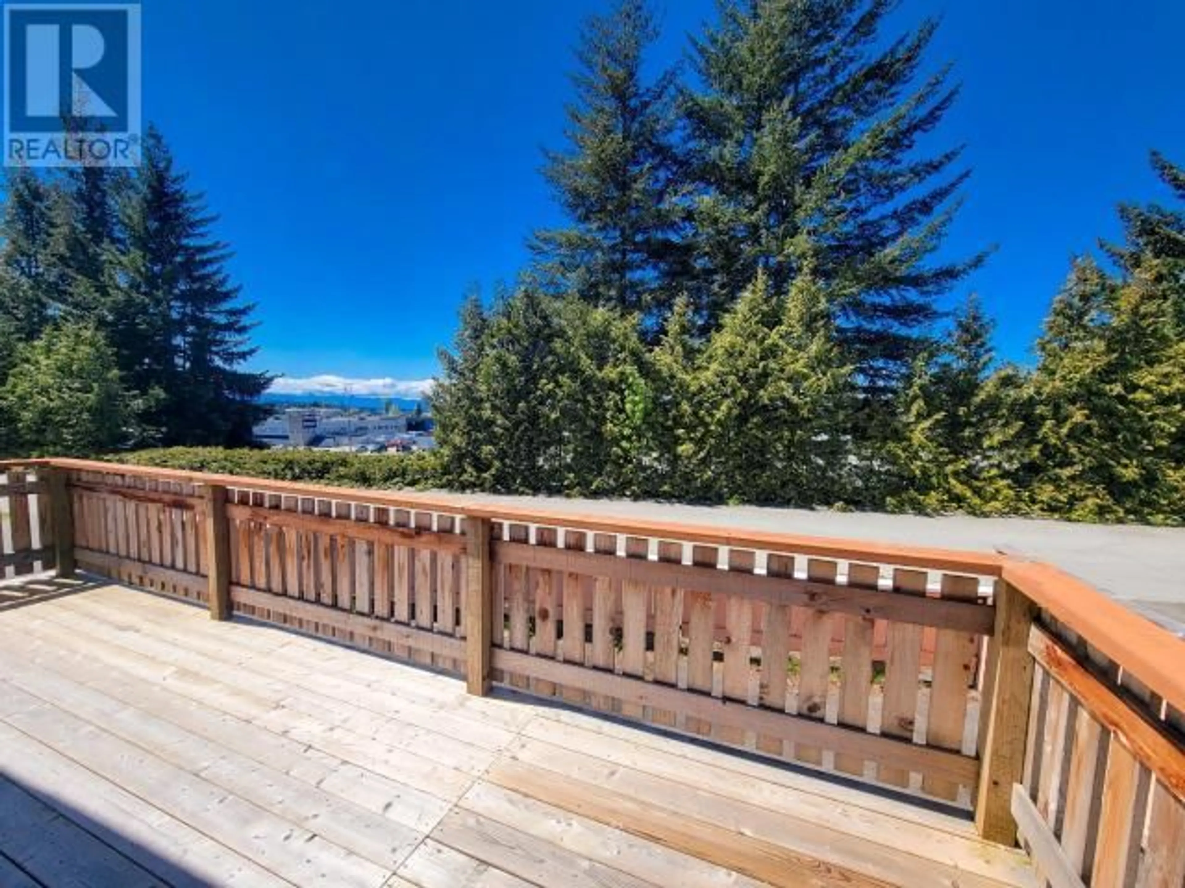 Patio, the fenced backyard for 4792 QUEBEC AVE, Powell River British Columbia V8A3G7