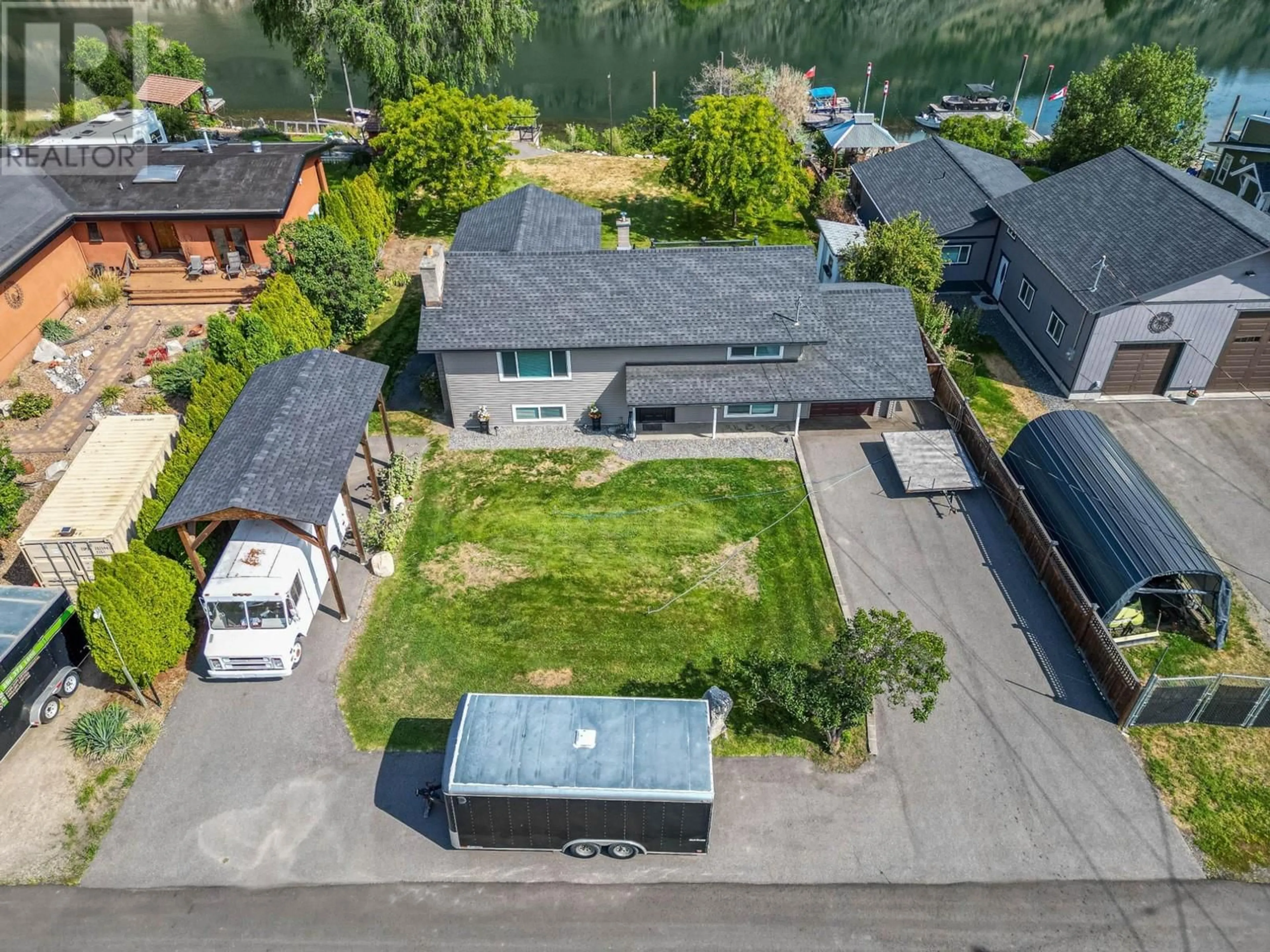 Frontside or backside of a home, the street view for 1747 OLD FERRY Road, Kamloops British Columbia V0E2M0