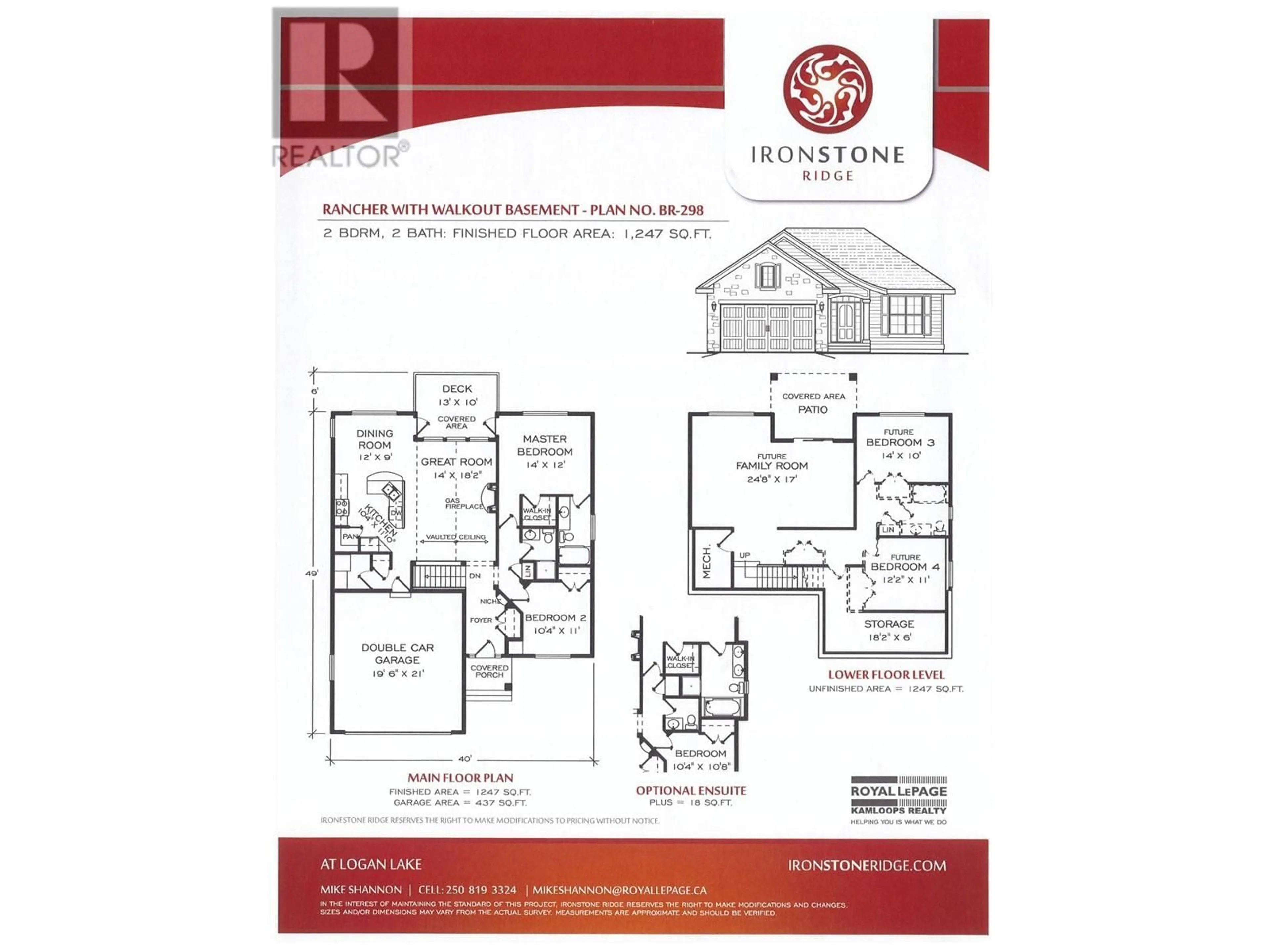 Floor plan for 450 POPLAR Drive, Logan Lake British Columbia V0K1W0