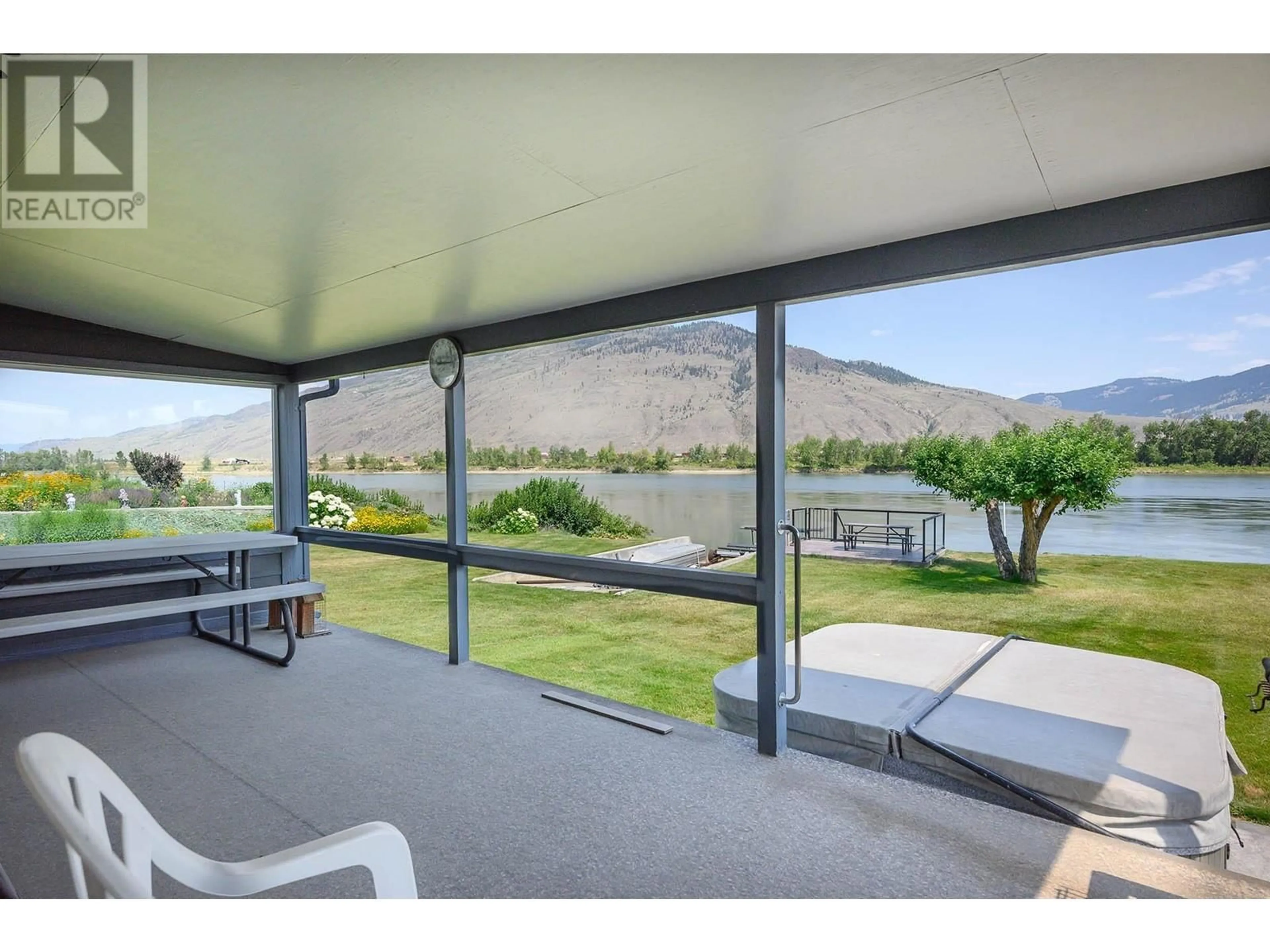 Patio, the fenced backyard for 1975 WESTSYDE Road, Kamloops British Columbia V2B7C1