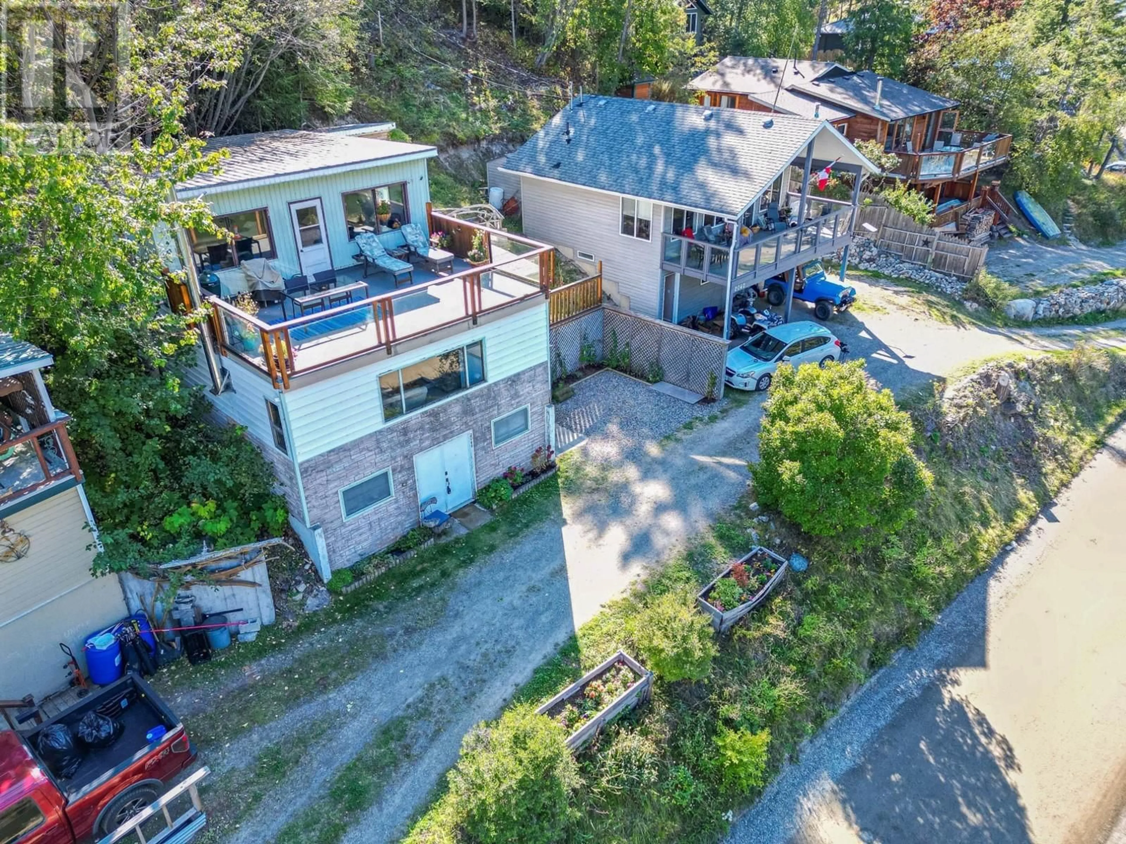 A pic from outside/outdoor area/front of a property/back of a property/a pic from drone, unknown for 2044 PAUL LAKE ROAD, Kamloops British Columbia V2H1N8