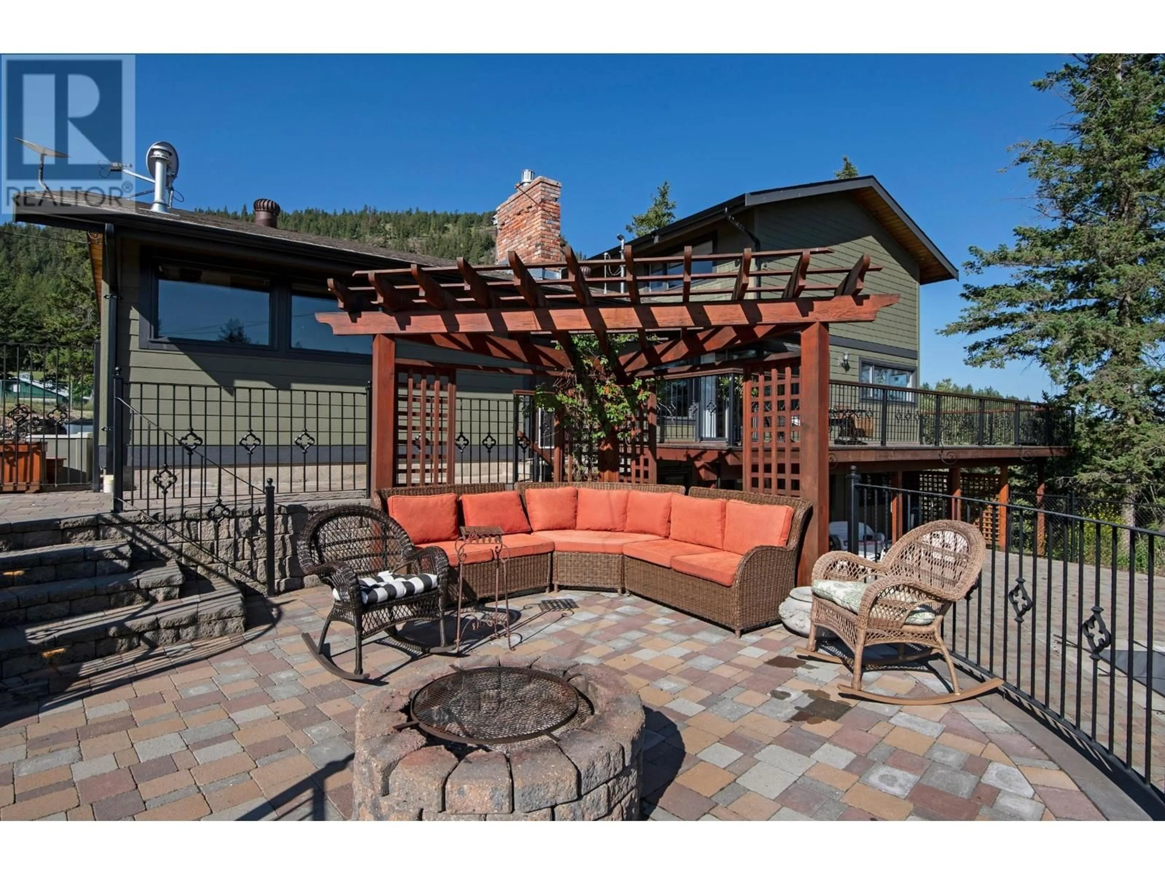 Patio, the fenced backyard for 1590 BARNHARTVALE Road, Kamloops British Columbia V2C6Y1