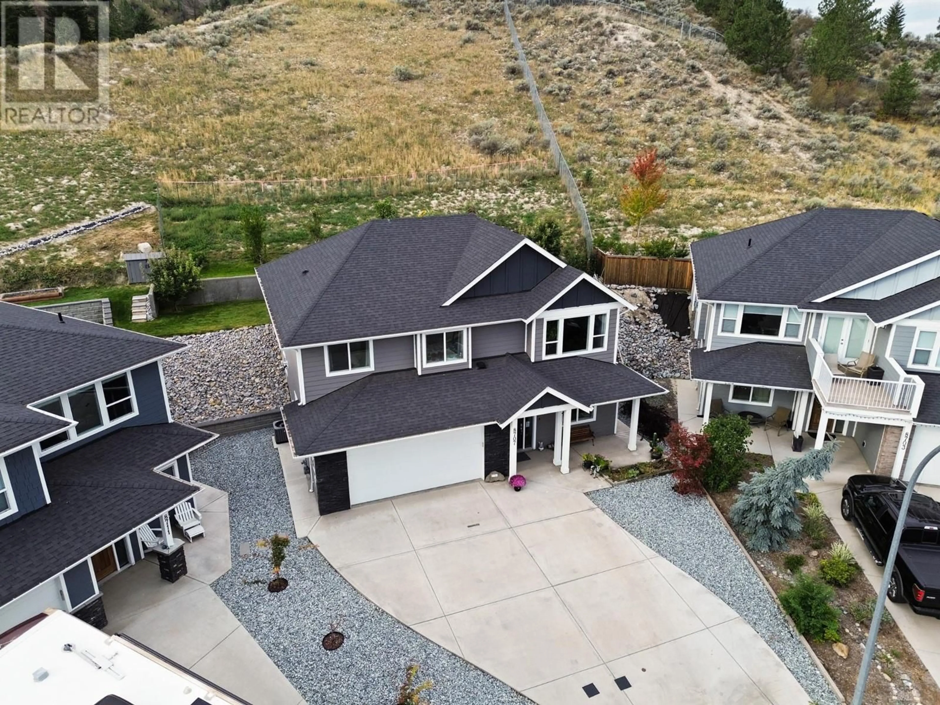 Frontside or backside of a home for 8707 BADGER DRIVE, Kamloops British Columbia