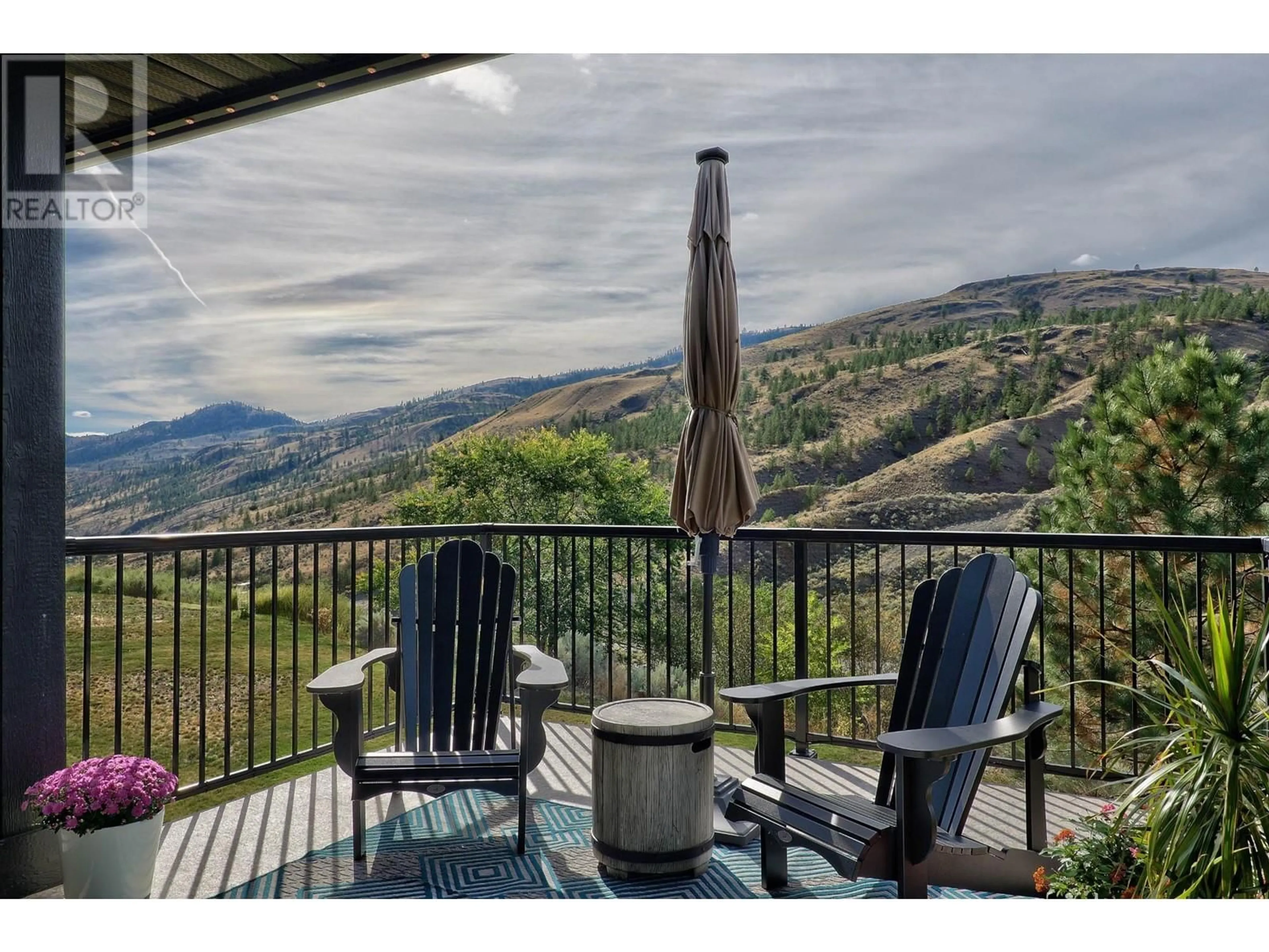 Patio, the fenced backyard for 950 IDA Lane Unit# 24, Kamloops British Columbia V2B0C6