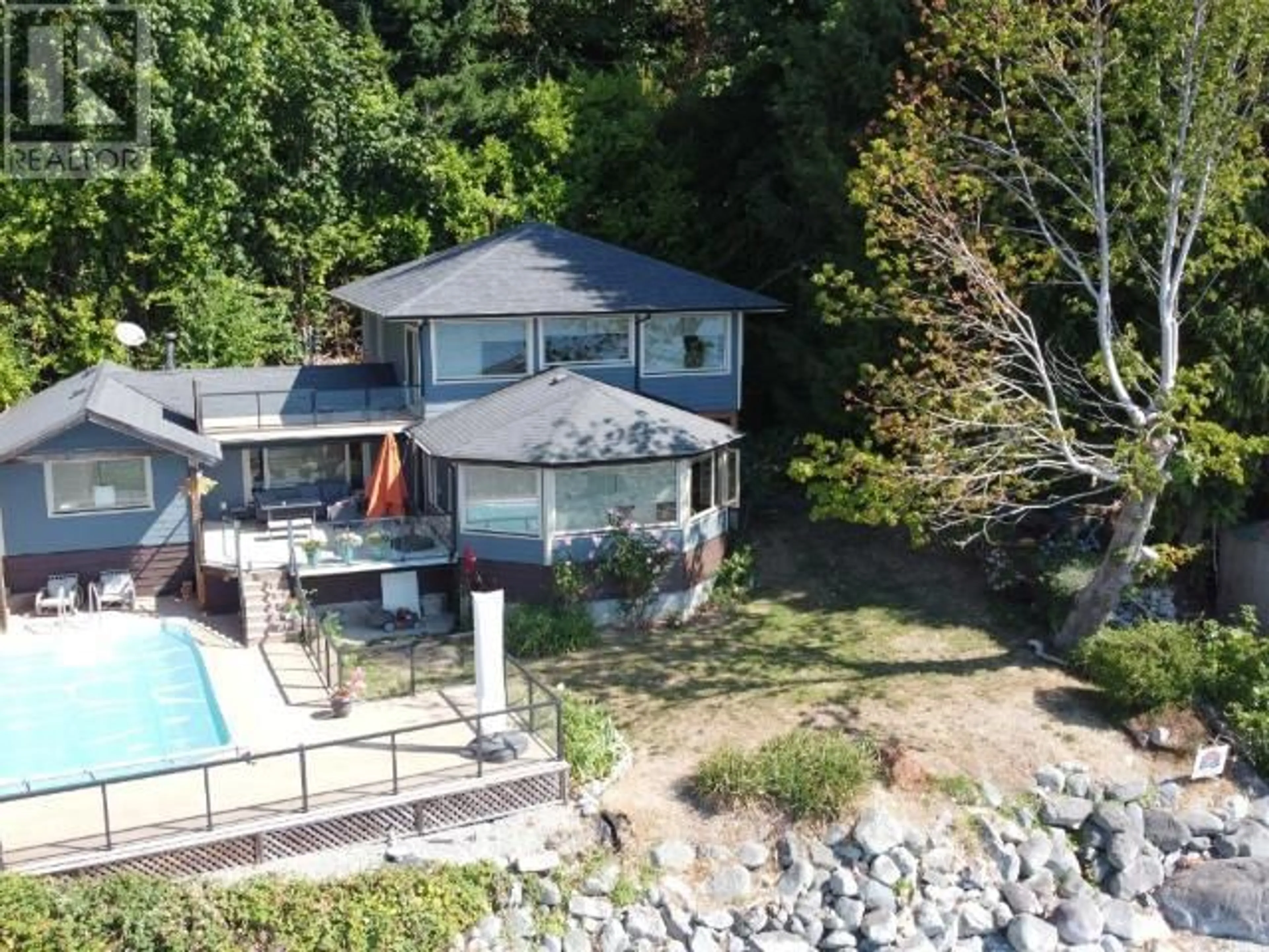 Frontside or backside of a home, cottage for 3311 ATREVIDA ROAD, Powell River British Columbia V8A0E1