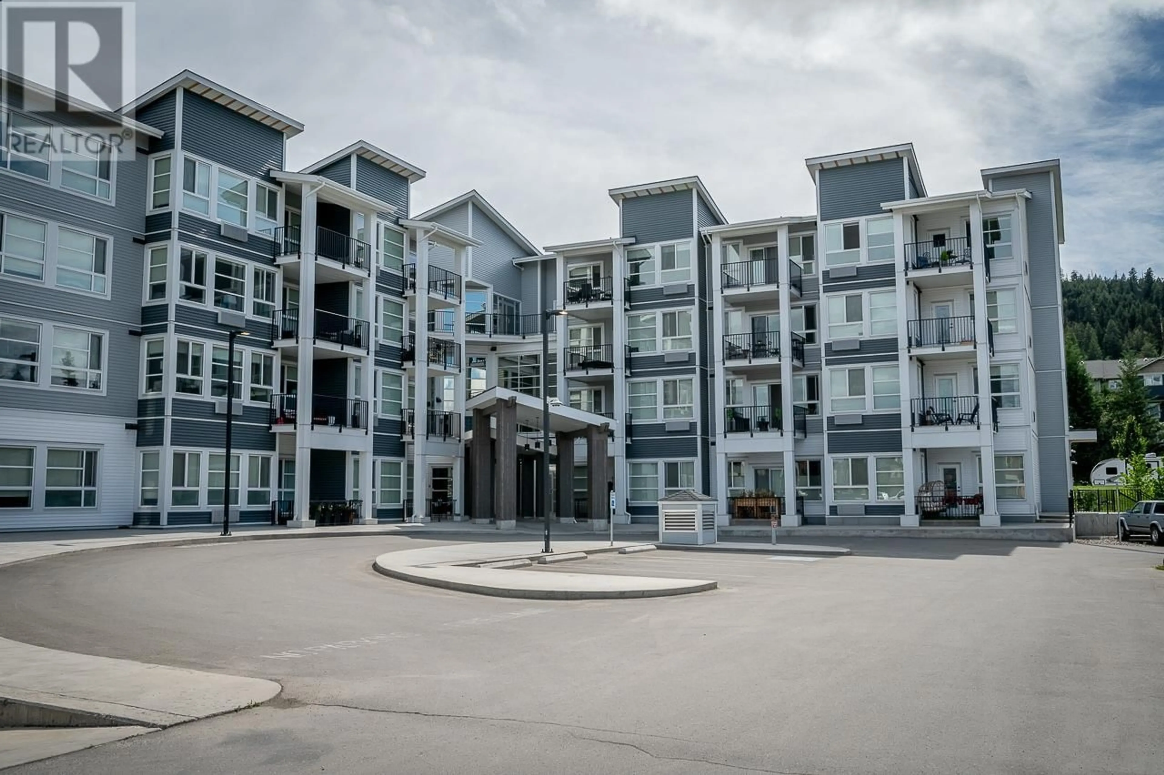 A pic from exterior of the house or condo, the front or back of building for 1880 HUGH ALLAN Drive Unit# 406, Kamloops British Columbia V1S0E8