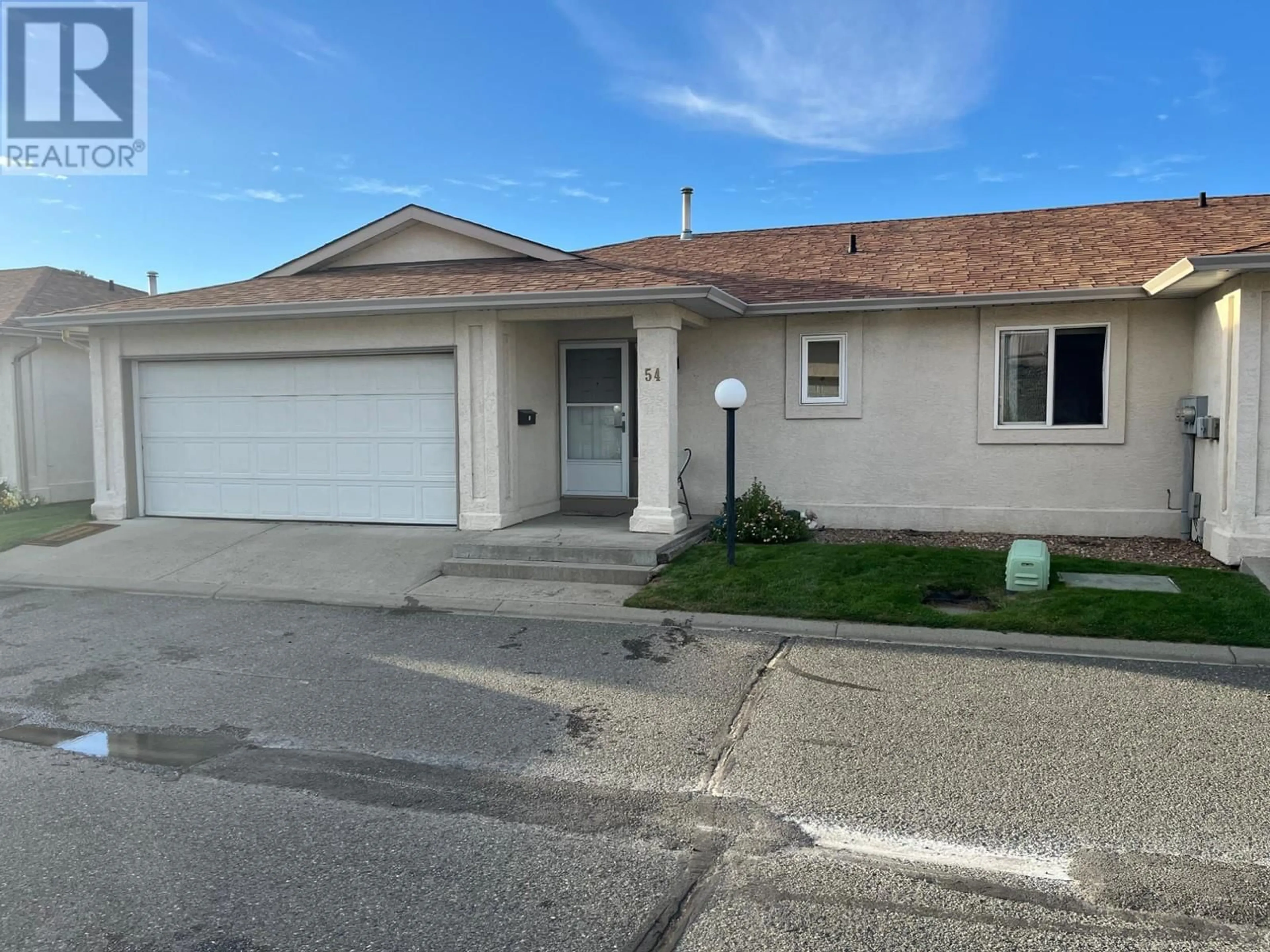 A pic from exterior of the house or condo, the street view for 1950 BRAEVIEW Place Unit# 54, Kamloops British Columbia V1S1R8