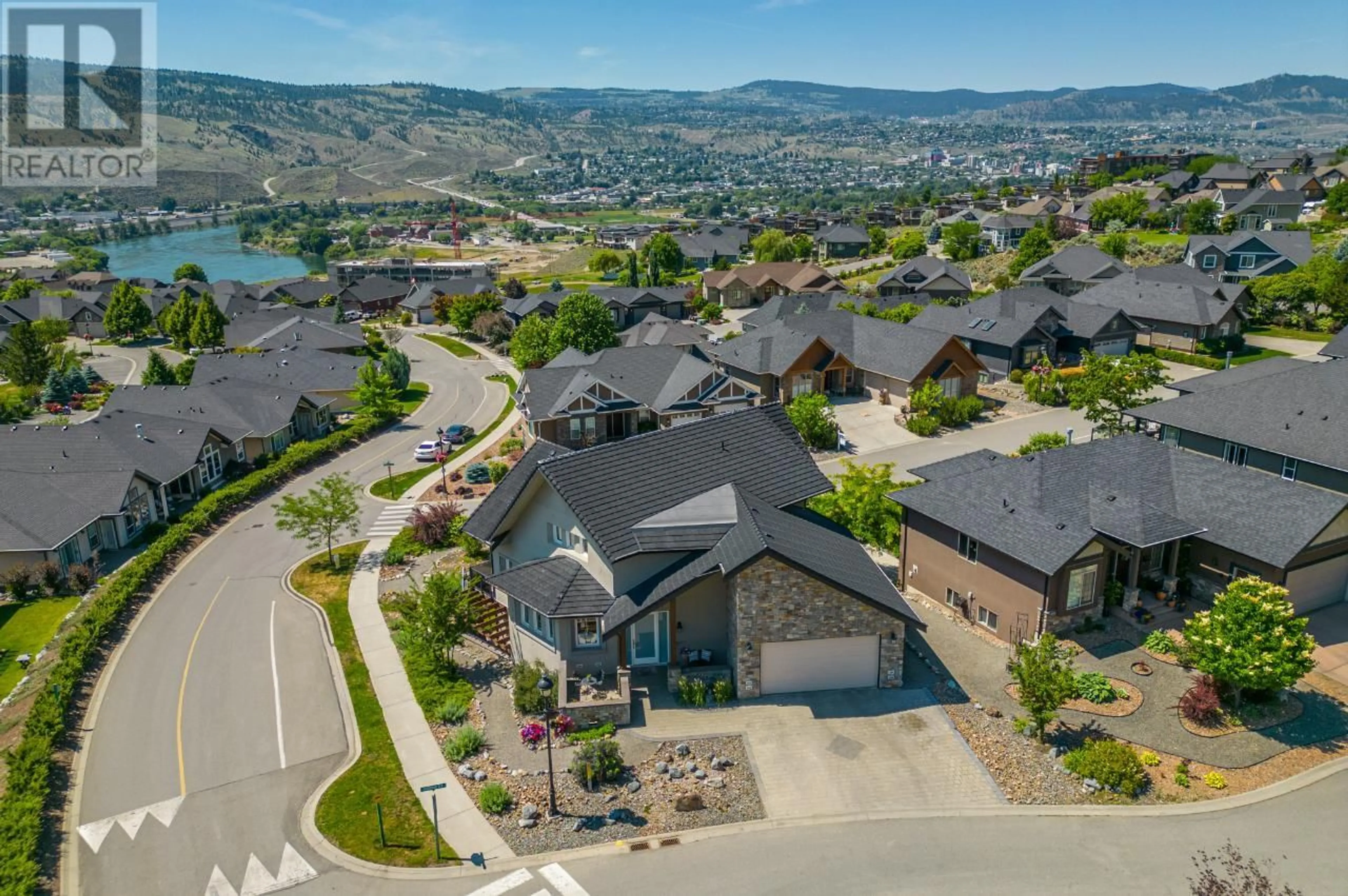 Frontside or backside of a home, the street view for 1858 IRONWOOD  Terrace, Kamloops British Columbia V2H0A6