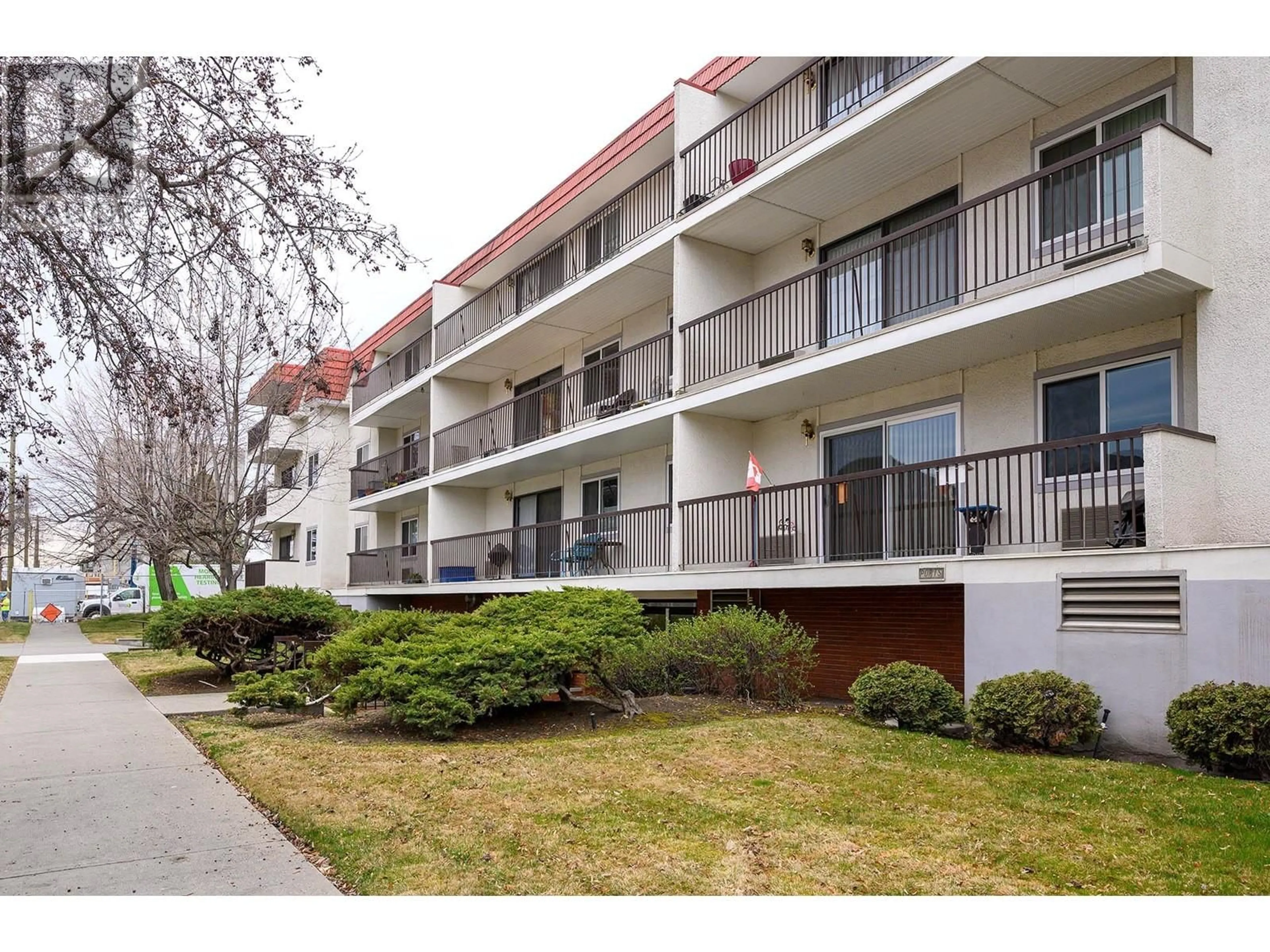 A pic from exterior of the house or condo, the front or back of building for 411 NICOLA Street Unit# 207, Kamloops British Columbia V2C2P7