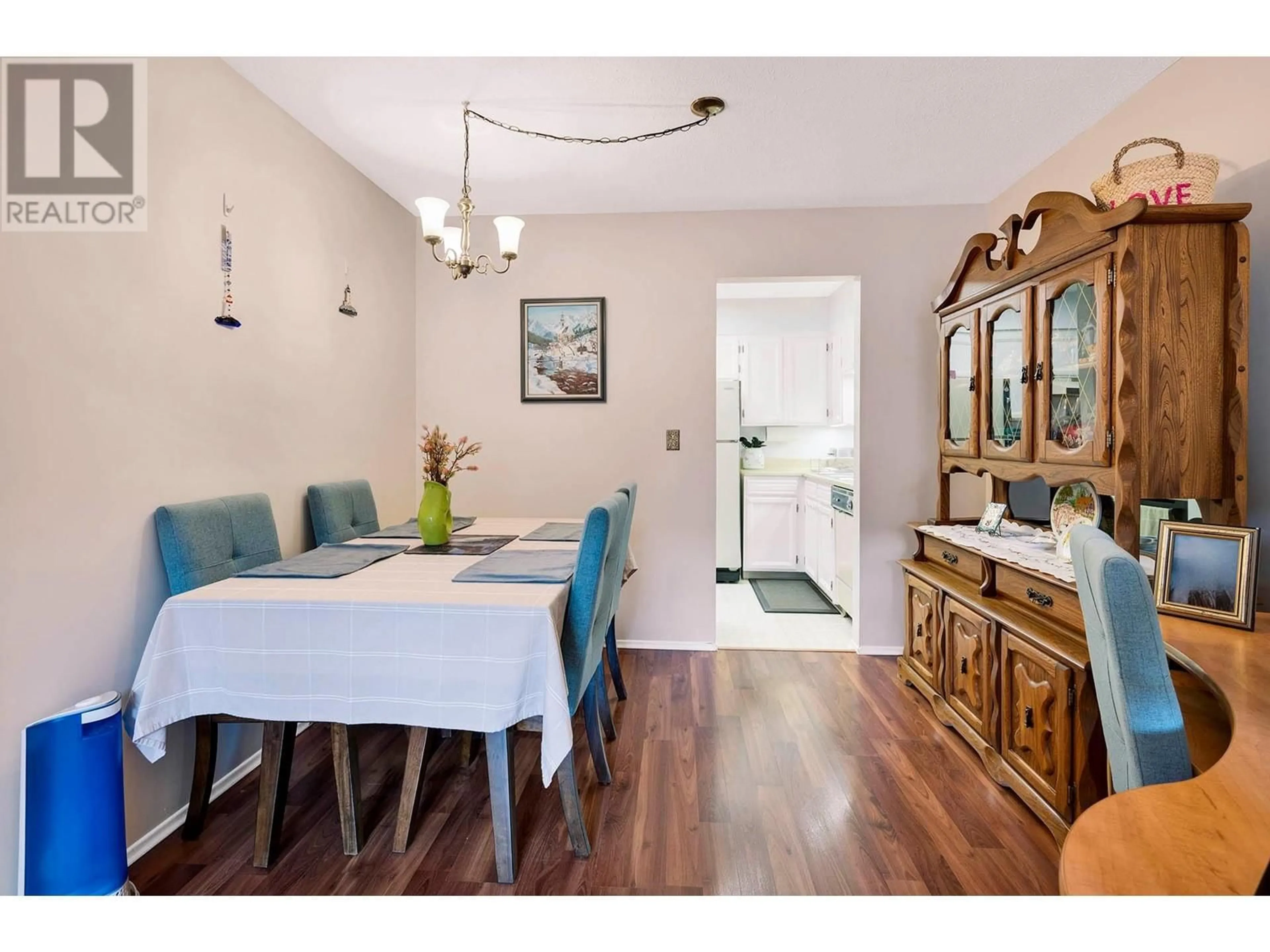 Dining room, wood floors, cottage for 411 NICOLA Street Unit# 207, Kamloops British Columbia V2C2P7