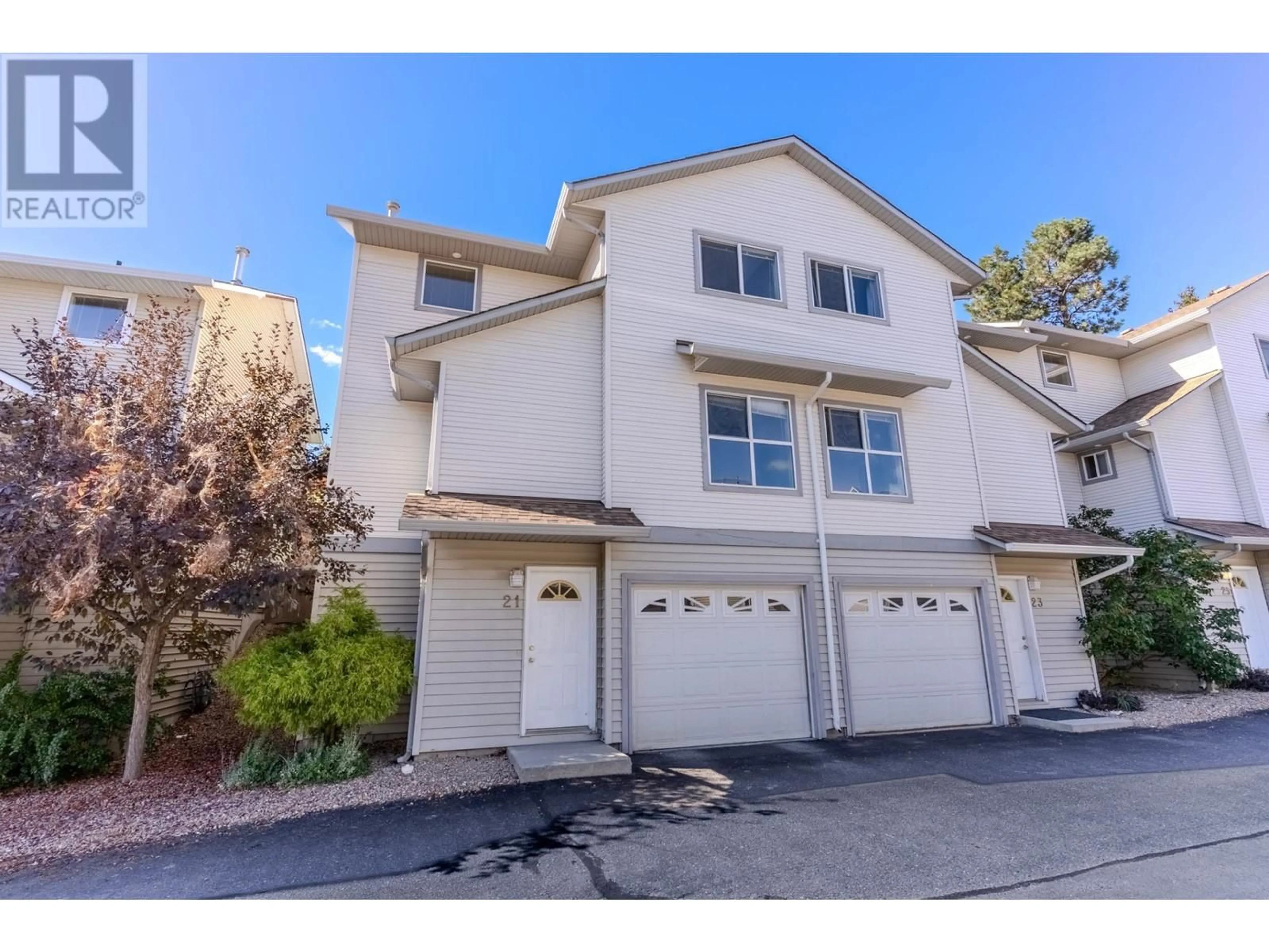 A pic from exterior of the house or condo, the street view for 1920 HUGH ALLAN Drive Unit# 21, Kamloops British Columbia V1S1Y5