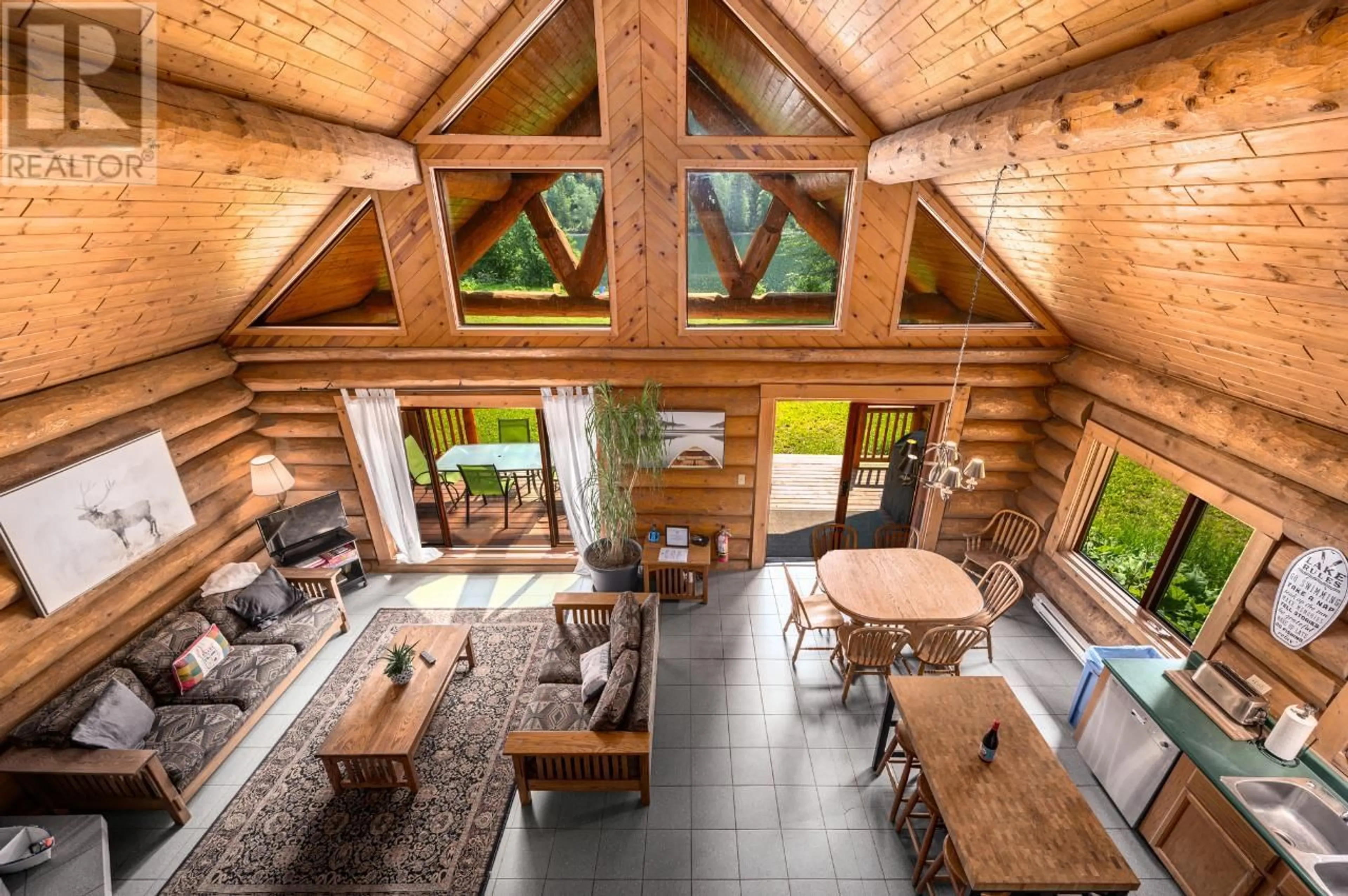 Living room, wood floors for 111 GUS  Drive, Gold Bridge British Columbia V0K1P0