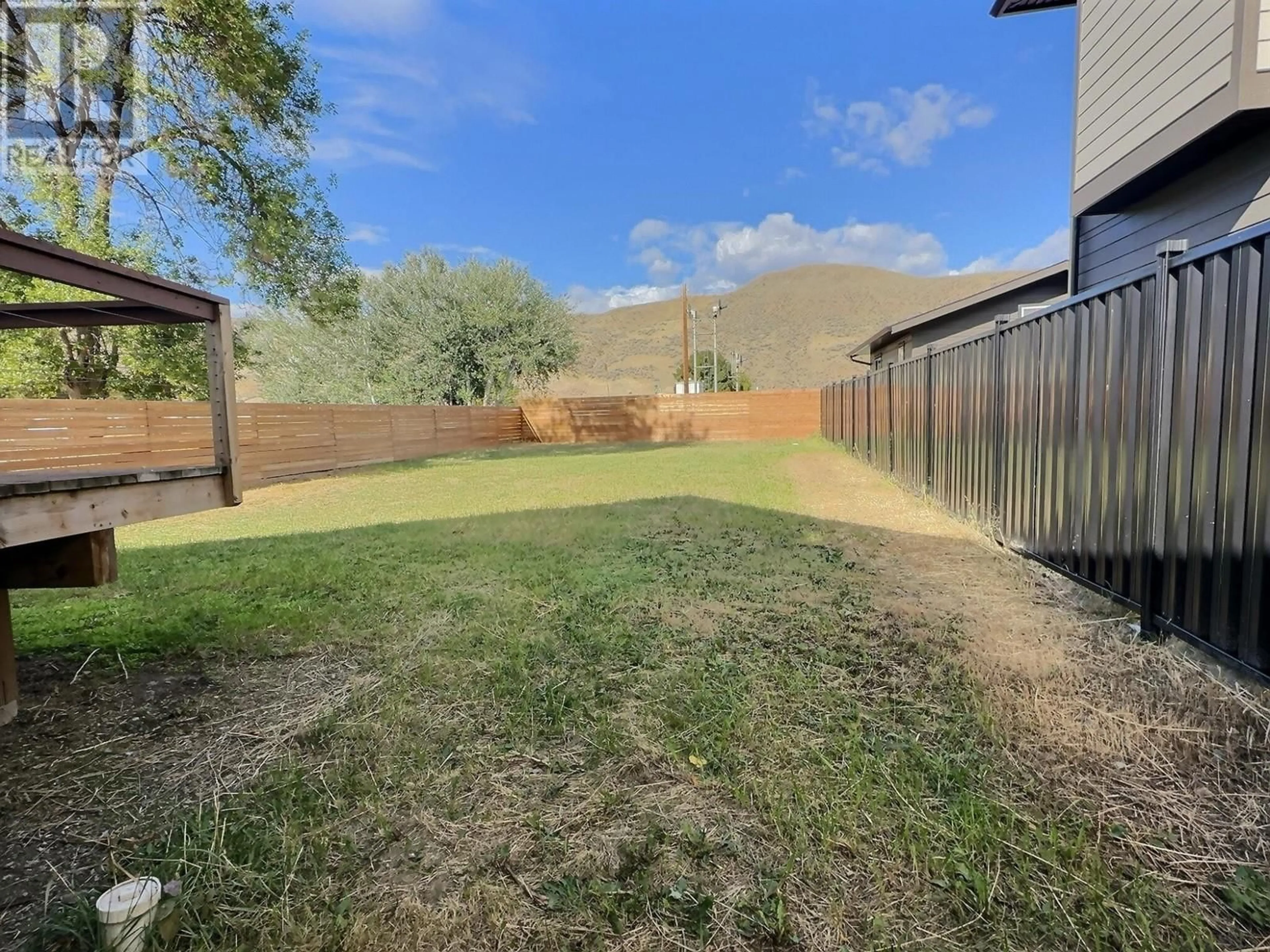 Patio, the fenced backyard for 1768 PARKCREST Avenue, Kamloops British Columbia V2B4W9