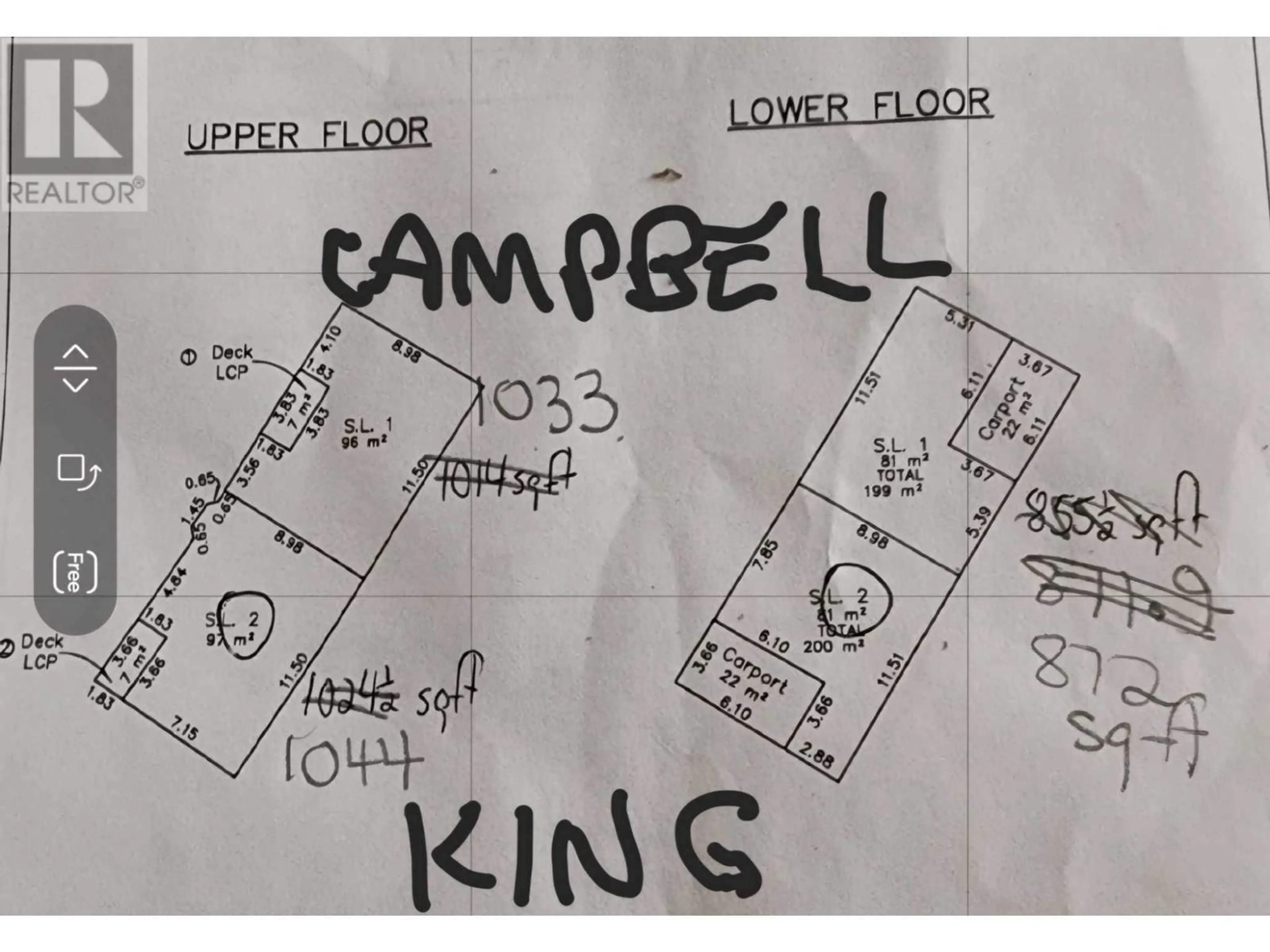 Floor plan for 455 CAMPBELL Avenue, Kamloops British Columbia V2B3R8