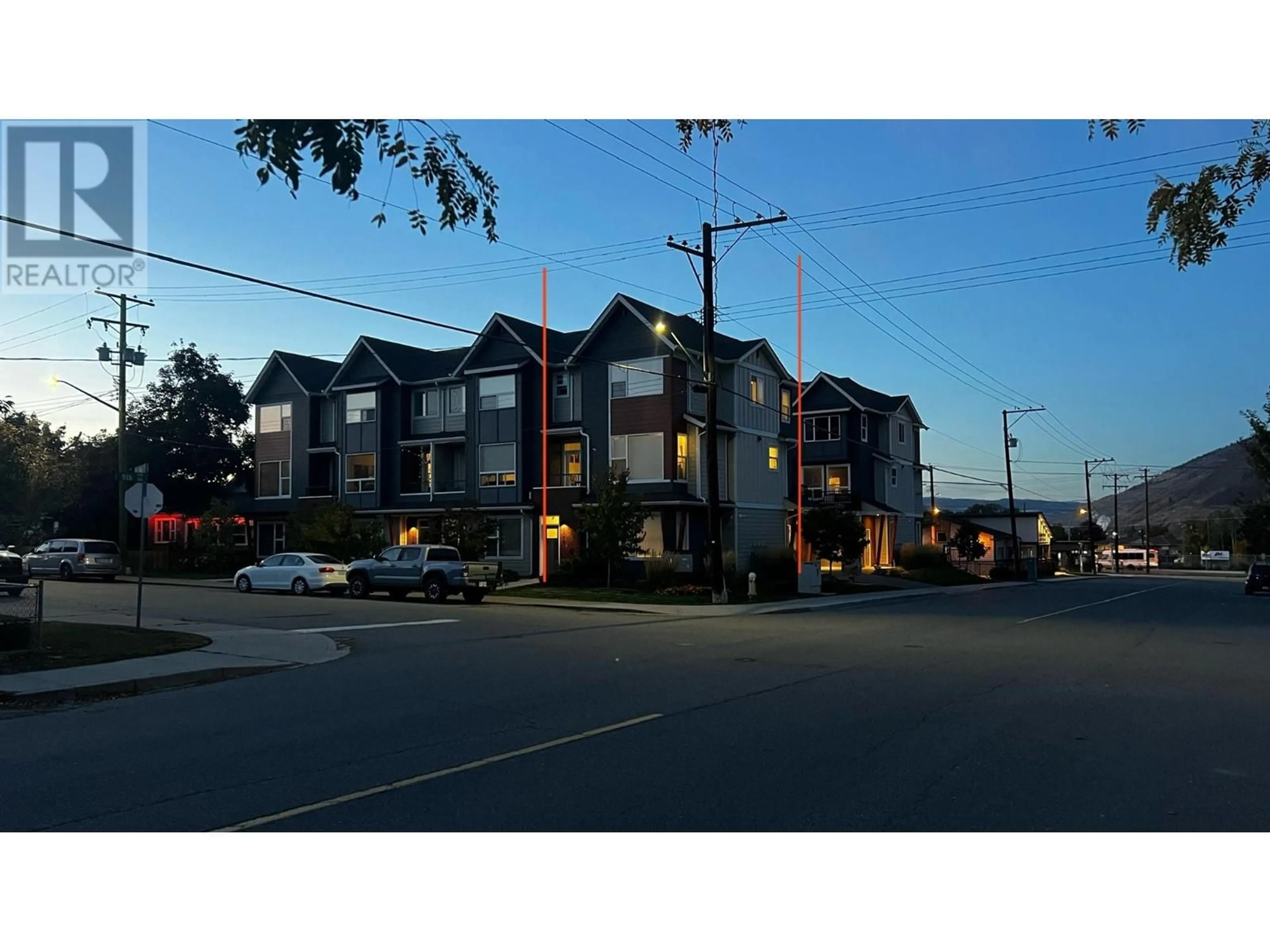 A pic from exterior of the house or condo, the street view for 370 9TH Avenue Unit# 104, Kamloops British Columbia V2C0H9