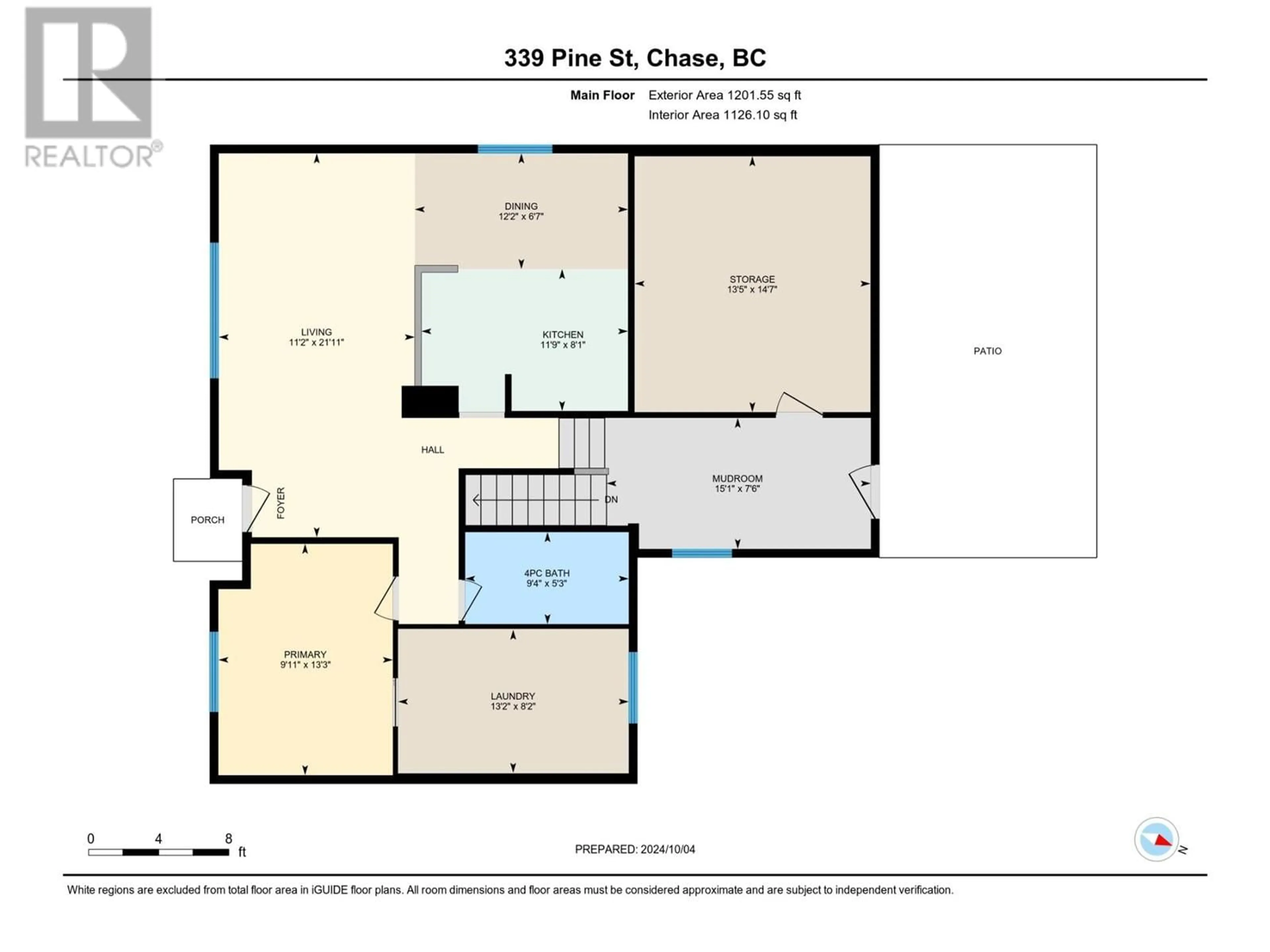 Floor plan for 339 PINE Street, Chase British Columbia V0E1M0