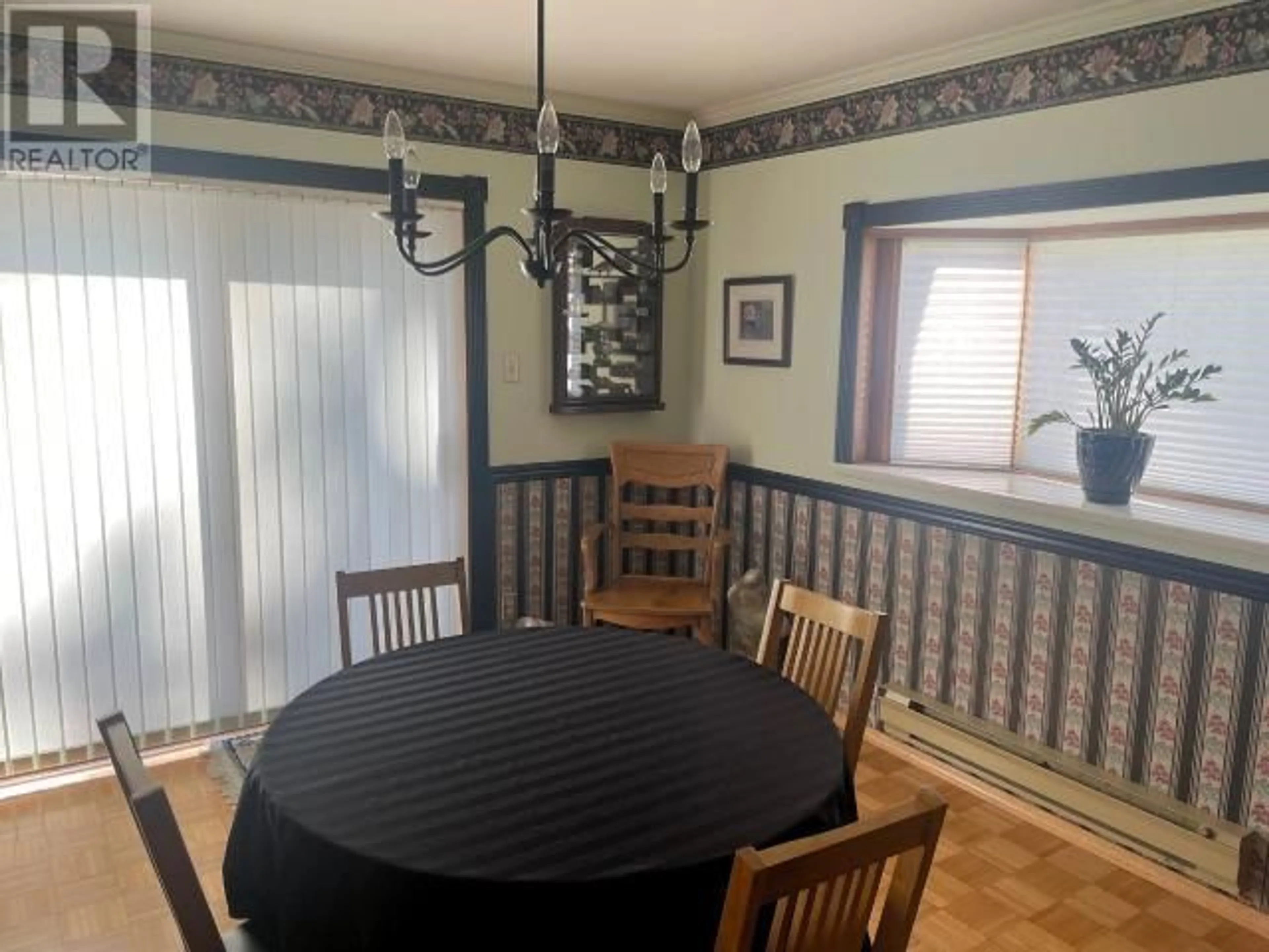 Dining room, wood/laminate floor for 5084 LEAPER ROAD, Texada Island British Columbia V0N1W0