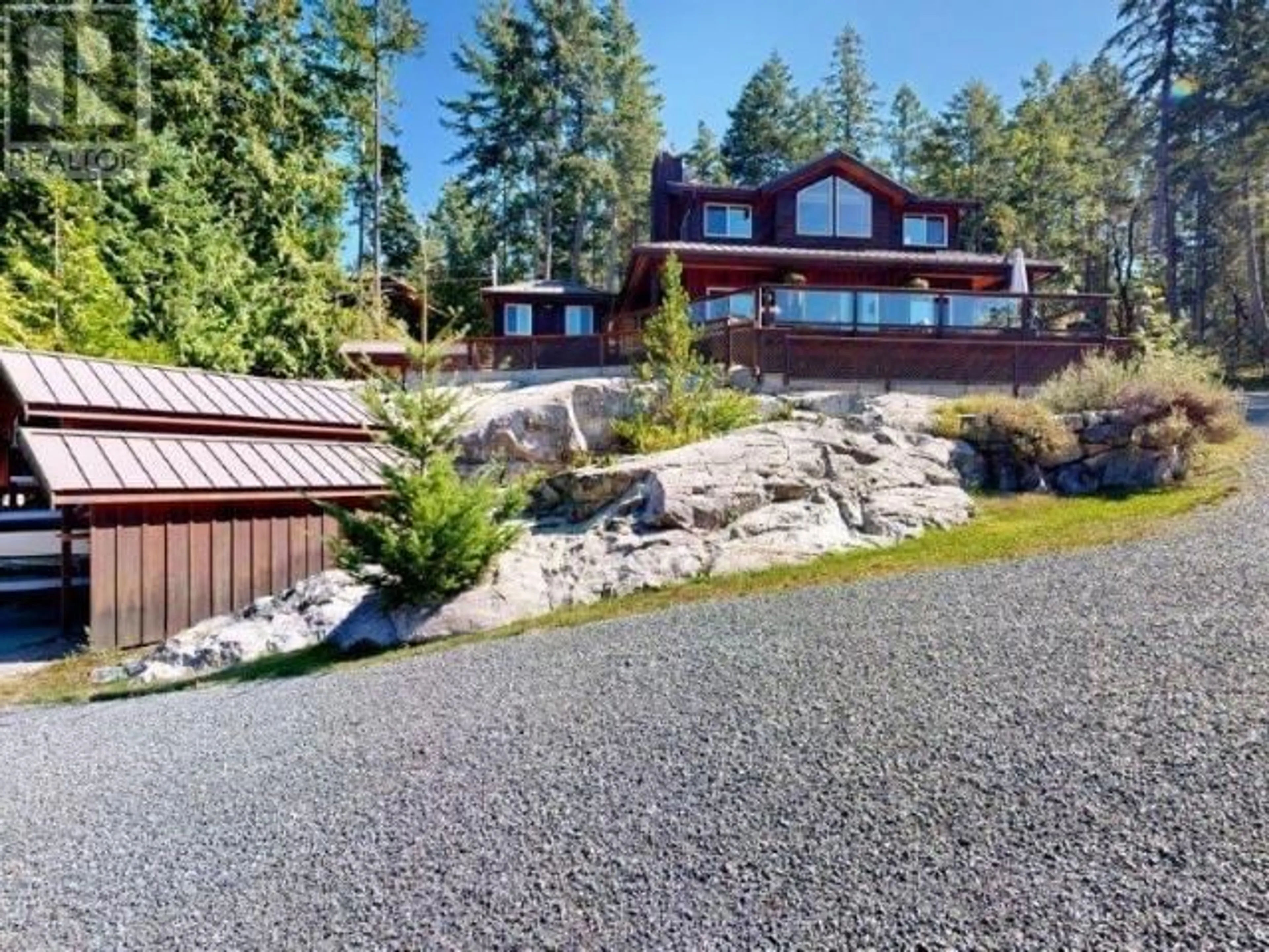 Frontside or backside of a home, cottage for 1587 BOAR'S NEST ROAD, Powell River British Columbia V0N2G0